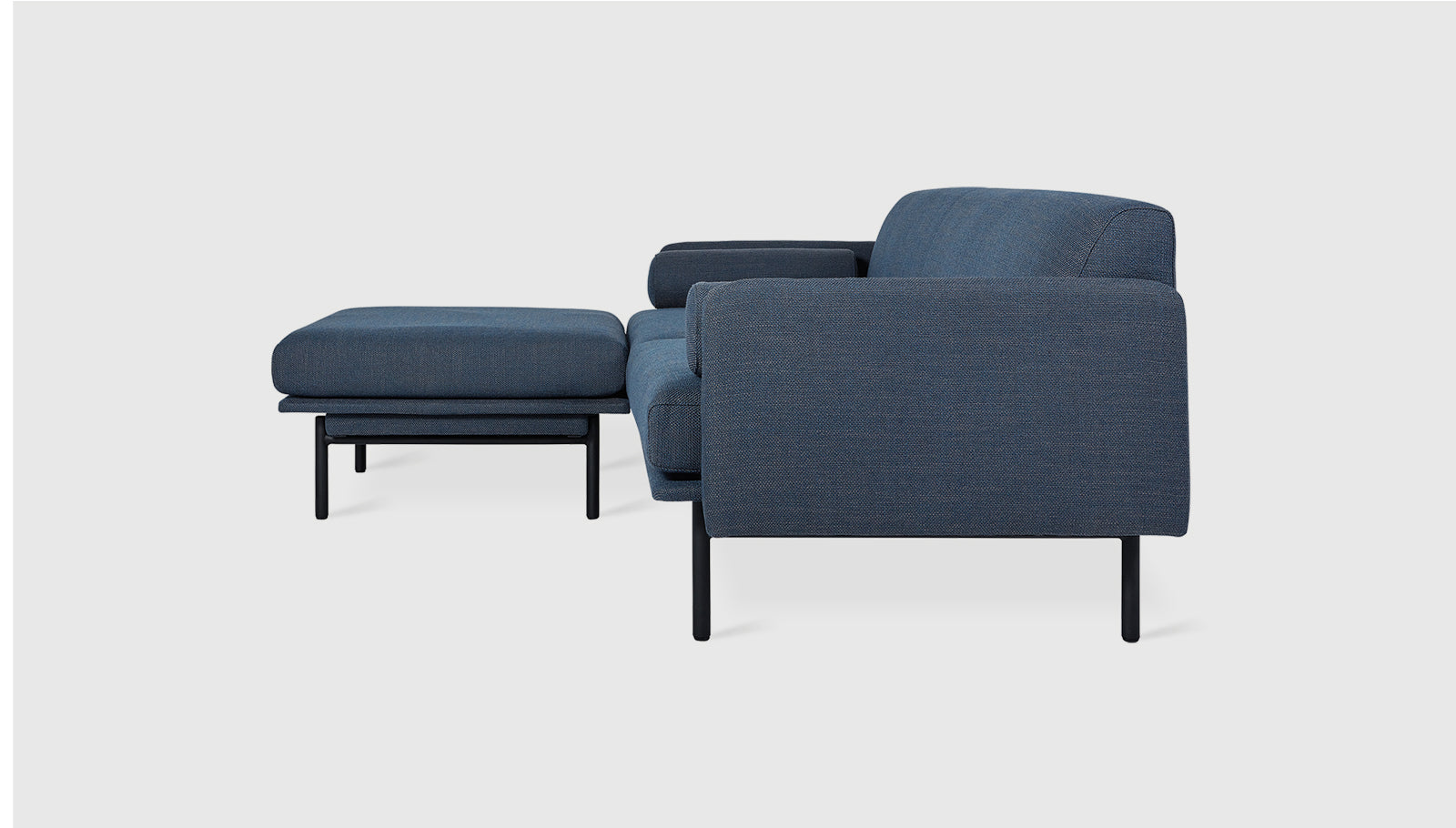 Foundry Bi-Sectional Sectional Soja Gus*     Four Hands, Mid Century Modern Furniture, Old Bones Furniture Company, Old Bones Co, Modern Mid Century, Designer Furniture, https://www.oldbonesco.com/