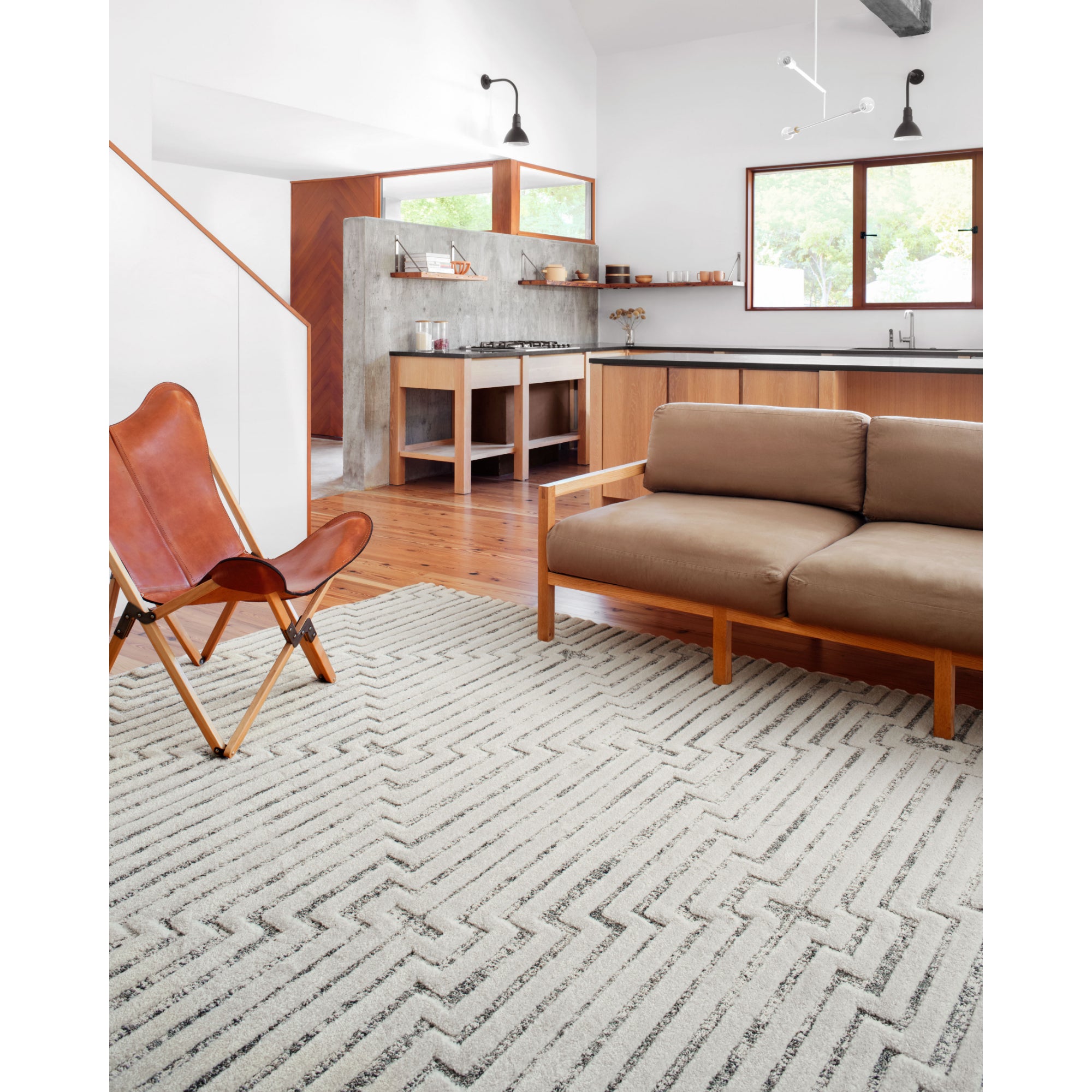 Loloi Hagen White/Sky Rug