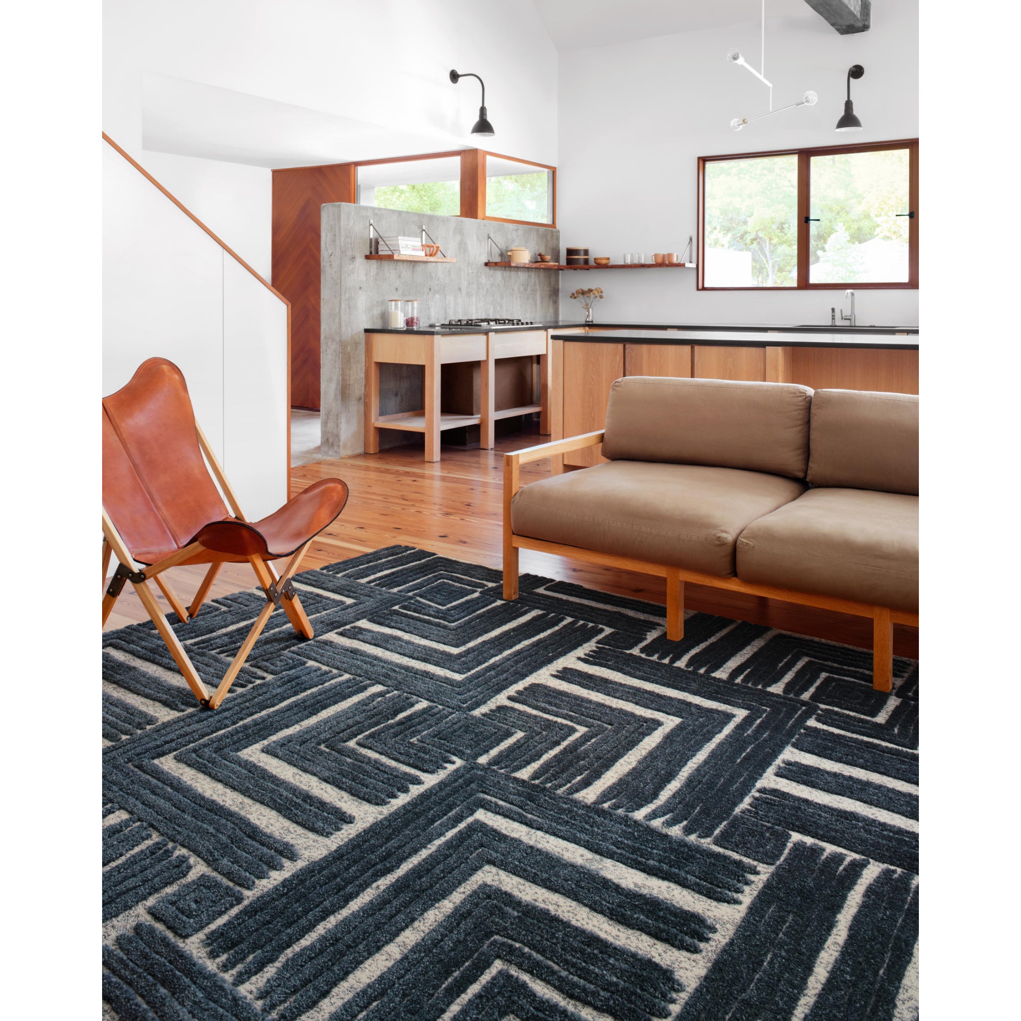 Loloi Hagen Blue/White Rug