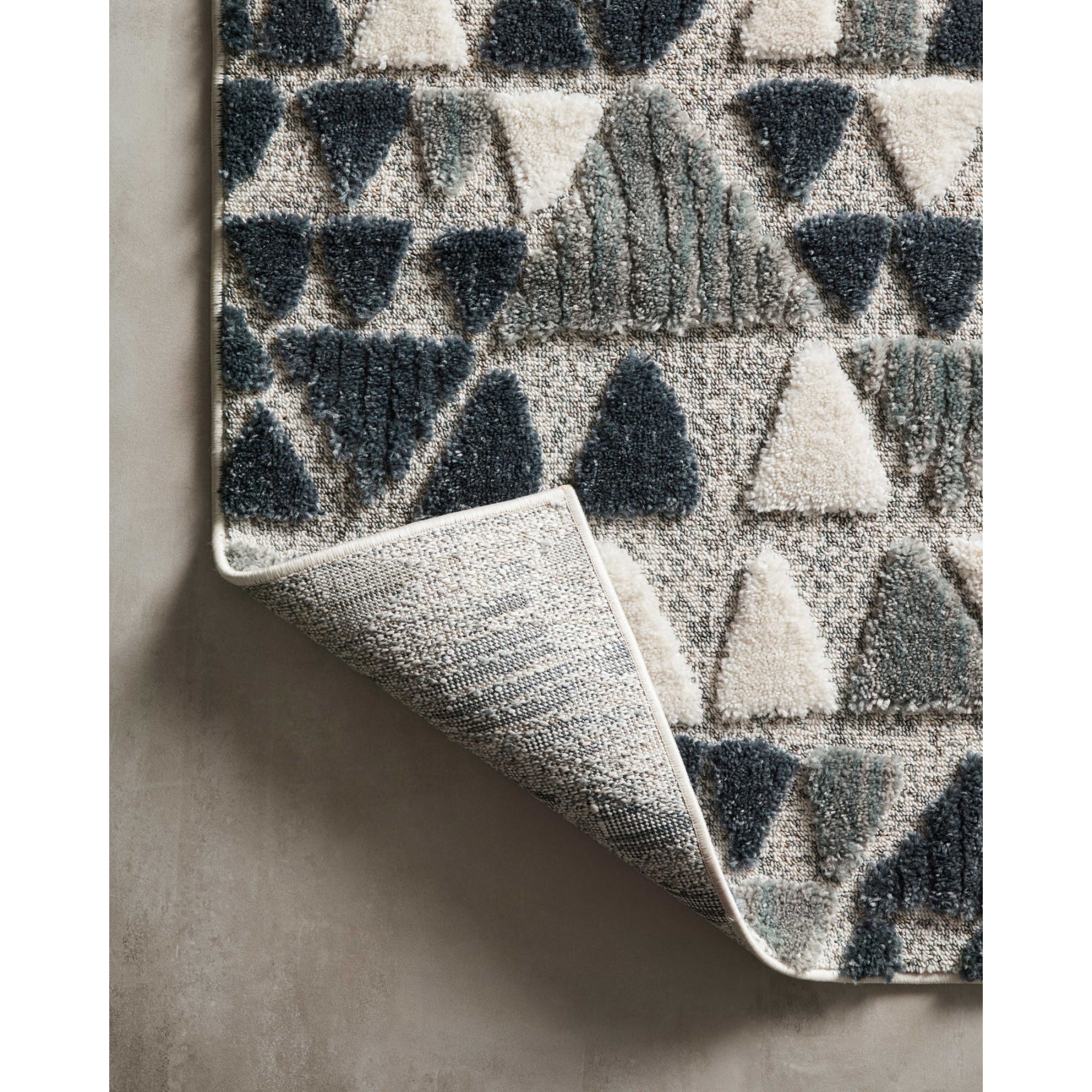 Loloi Hagen Slate/Denim 18" x 18" Sample Rug