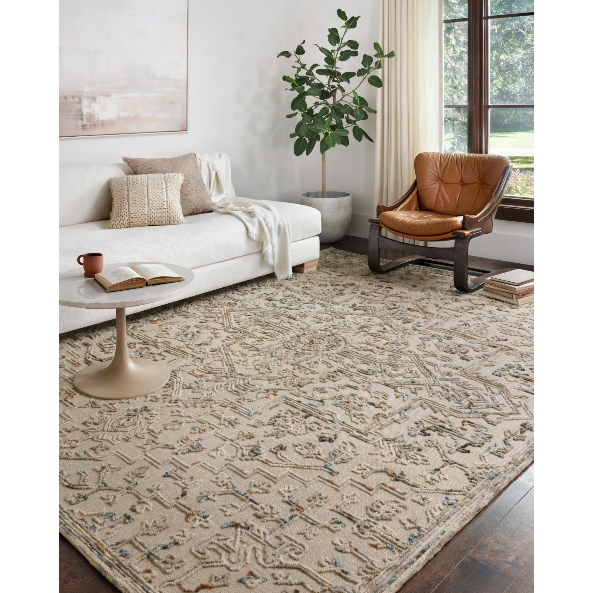Loloi Halle Grey/Ocean Rug
