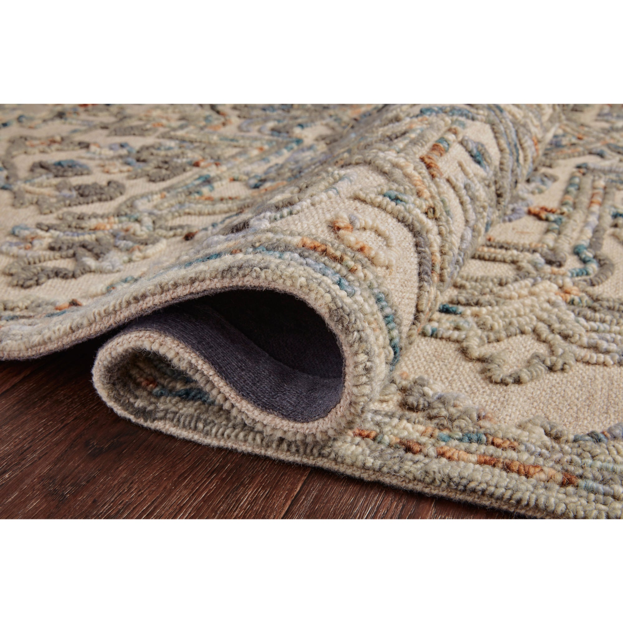 Loloi Halle Grey/Ocean Rug