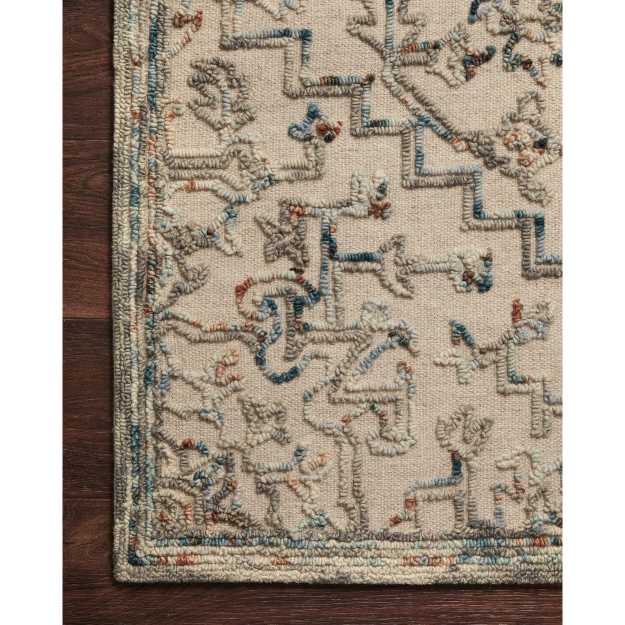 Loloi Halle Grey/Ocean Rug