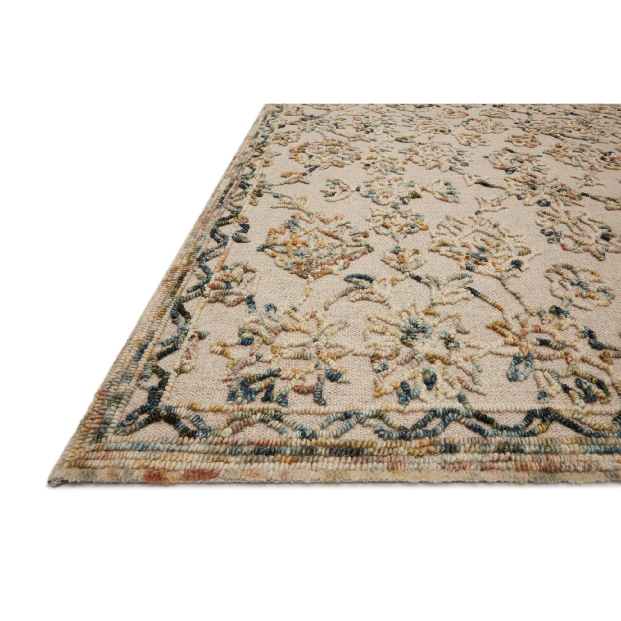 Loloi Halle Lagoon/Multi 18" x 18" Sample Rug