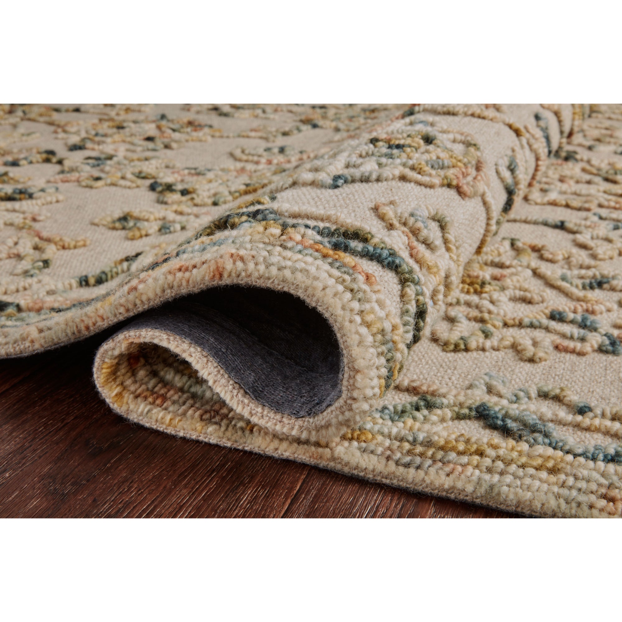 Loloi Halle Lagoon/Multi 18" x 18" Sample Rug