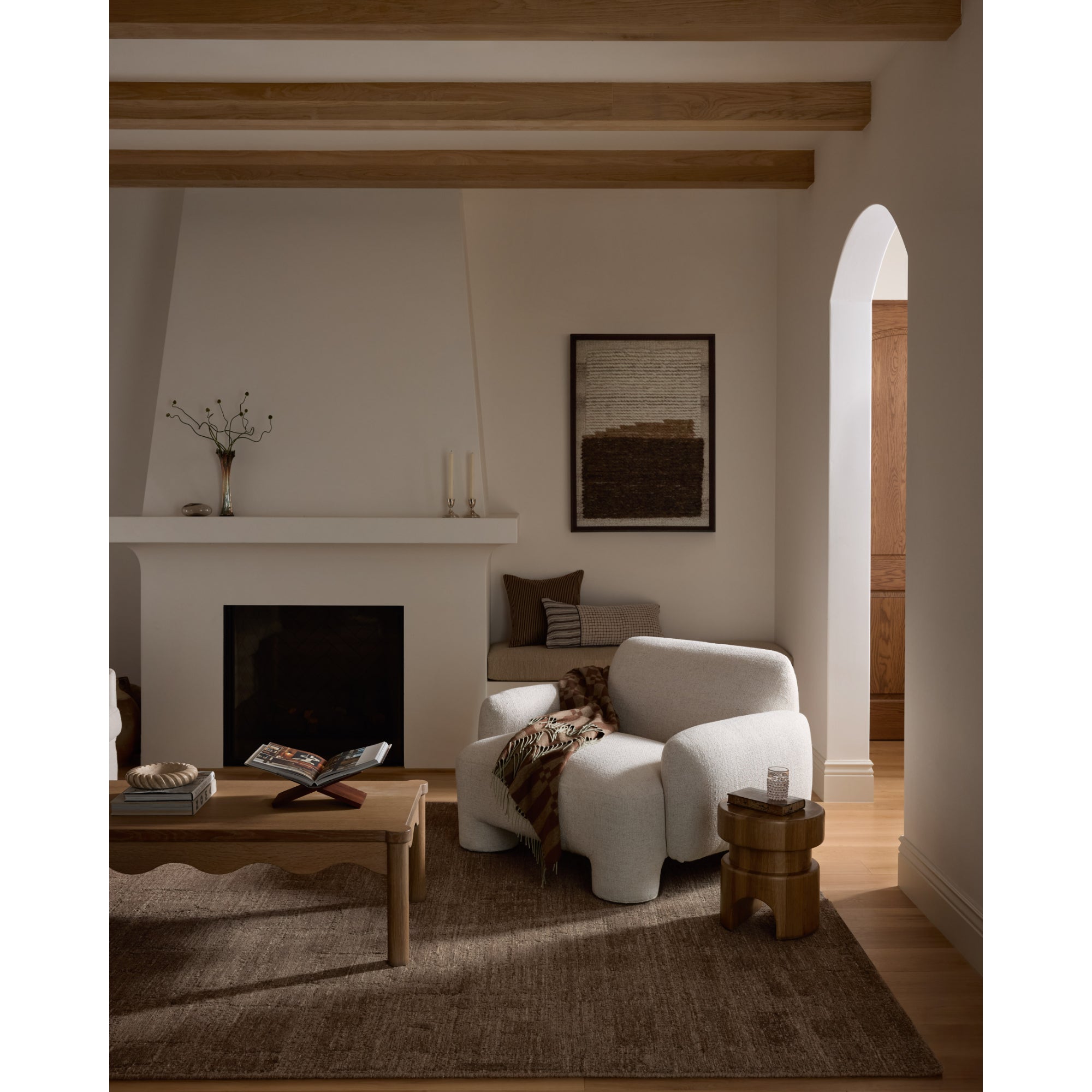 Loloi Hartley Brown/Mocha Rug