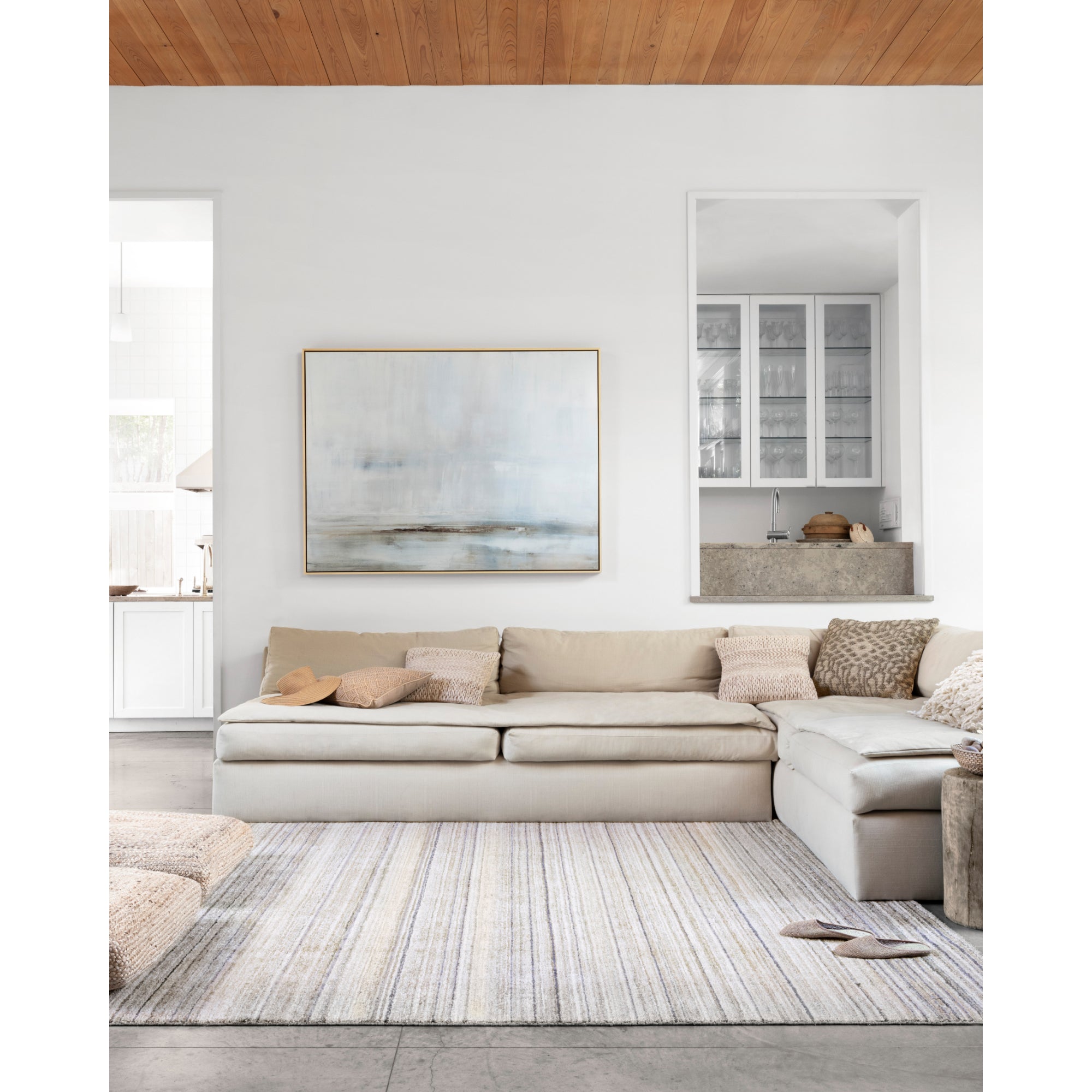 Loloi Haven Silver/Blue Rug