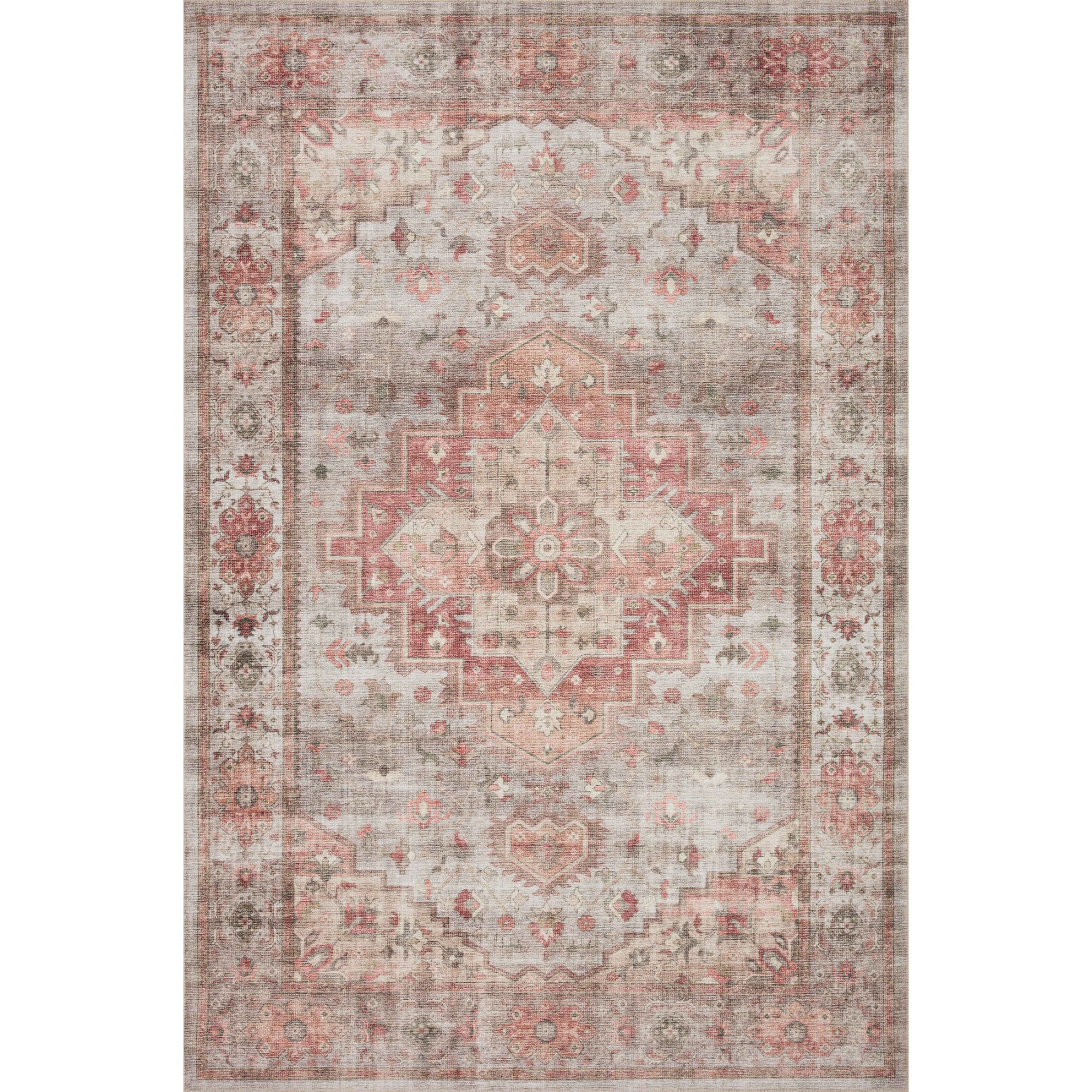 Loloi Heidi Dove/Spice Rug