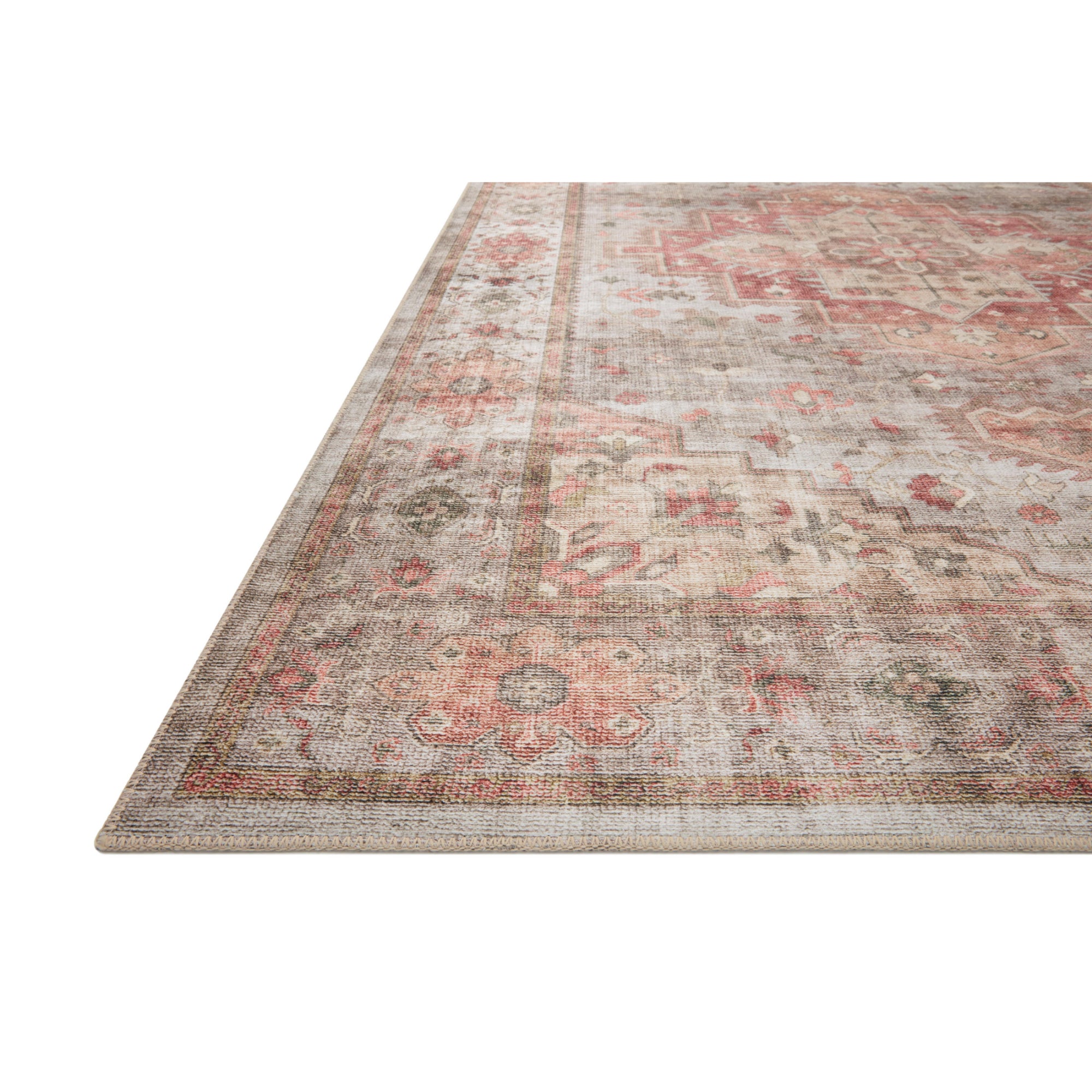 Loloi Heidi Dove/Spice Rug