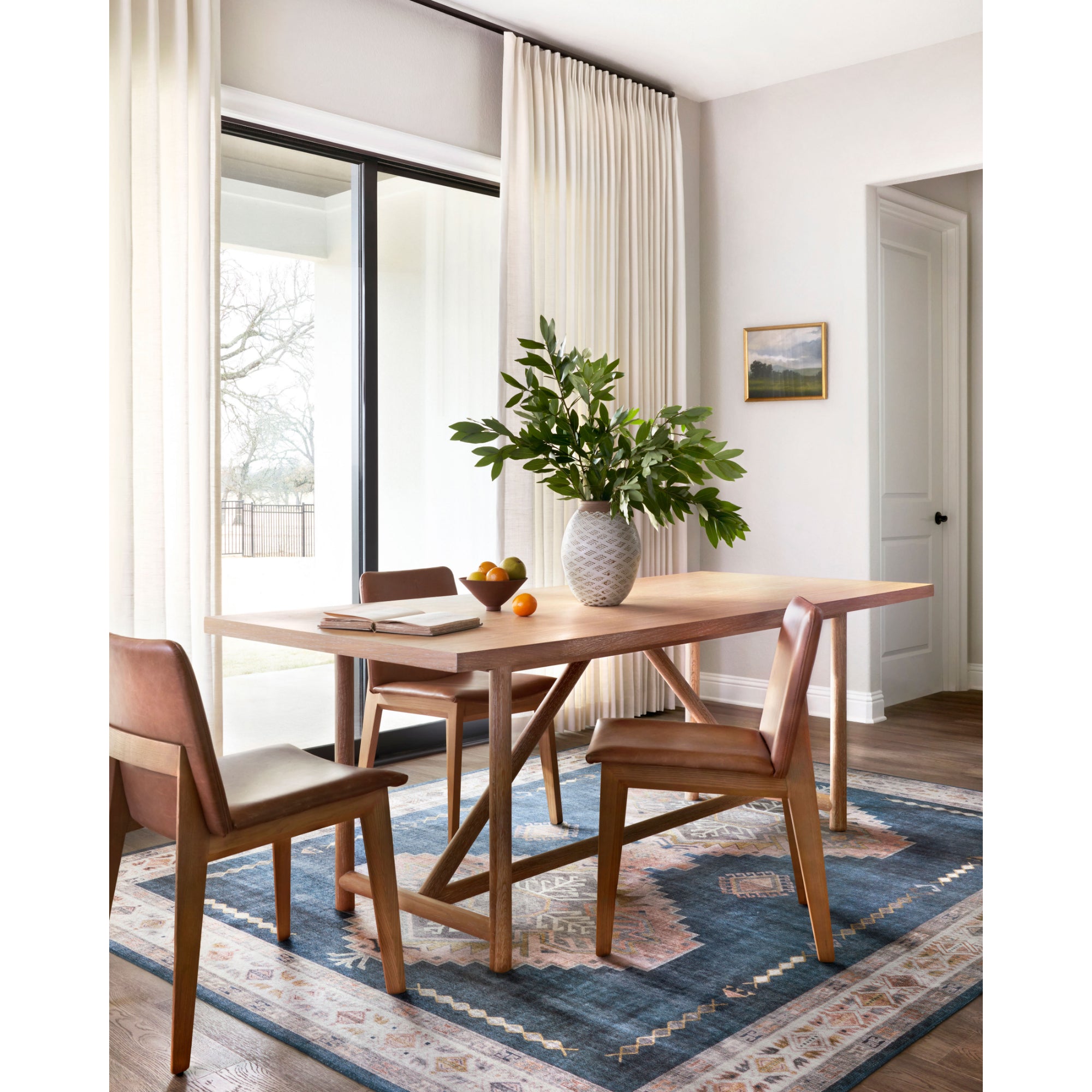 Loloi Heidi Denim/Blush Rug