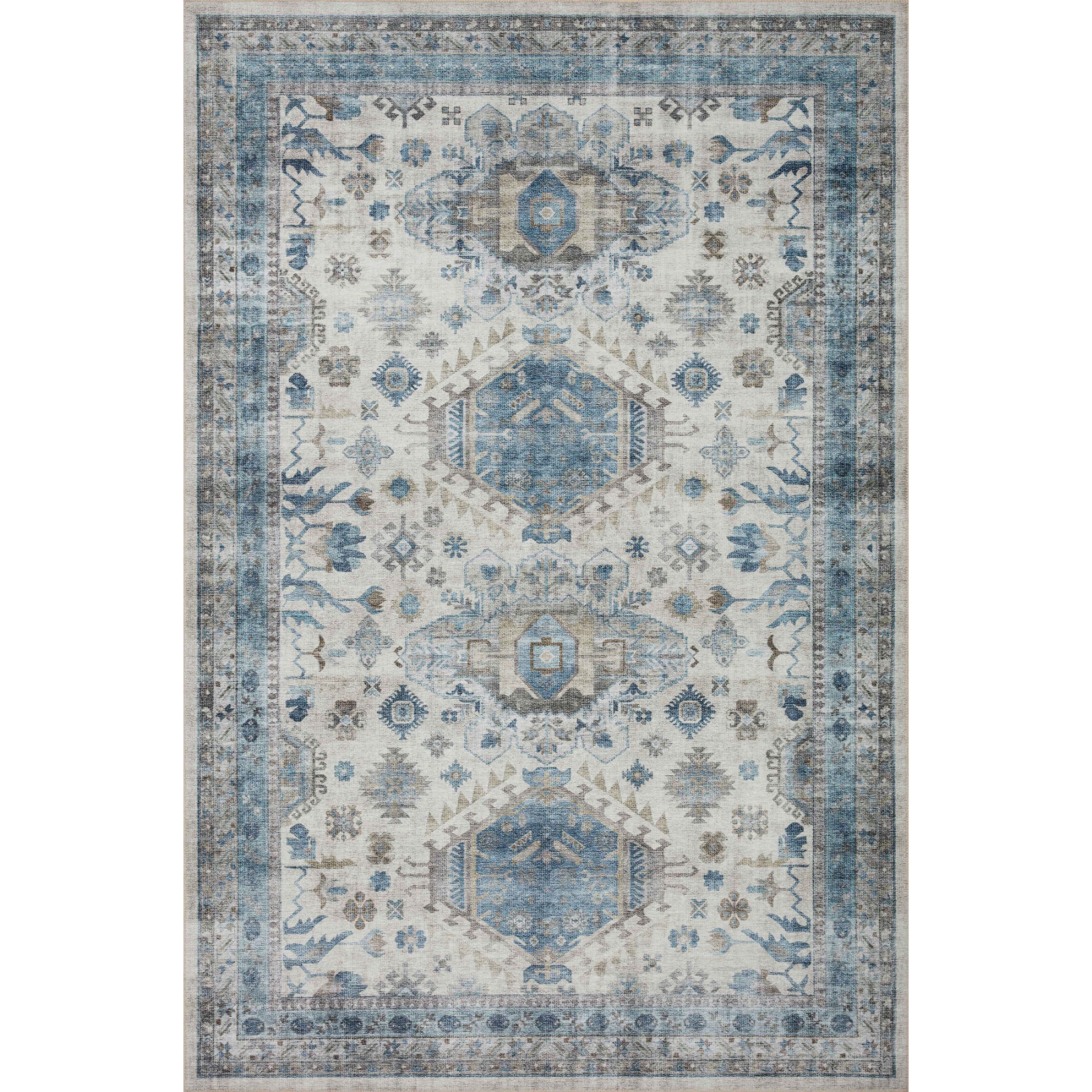 Loloi Heidi Ivory/Ocean Rug