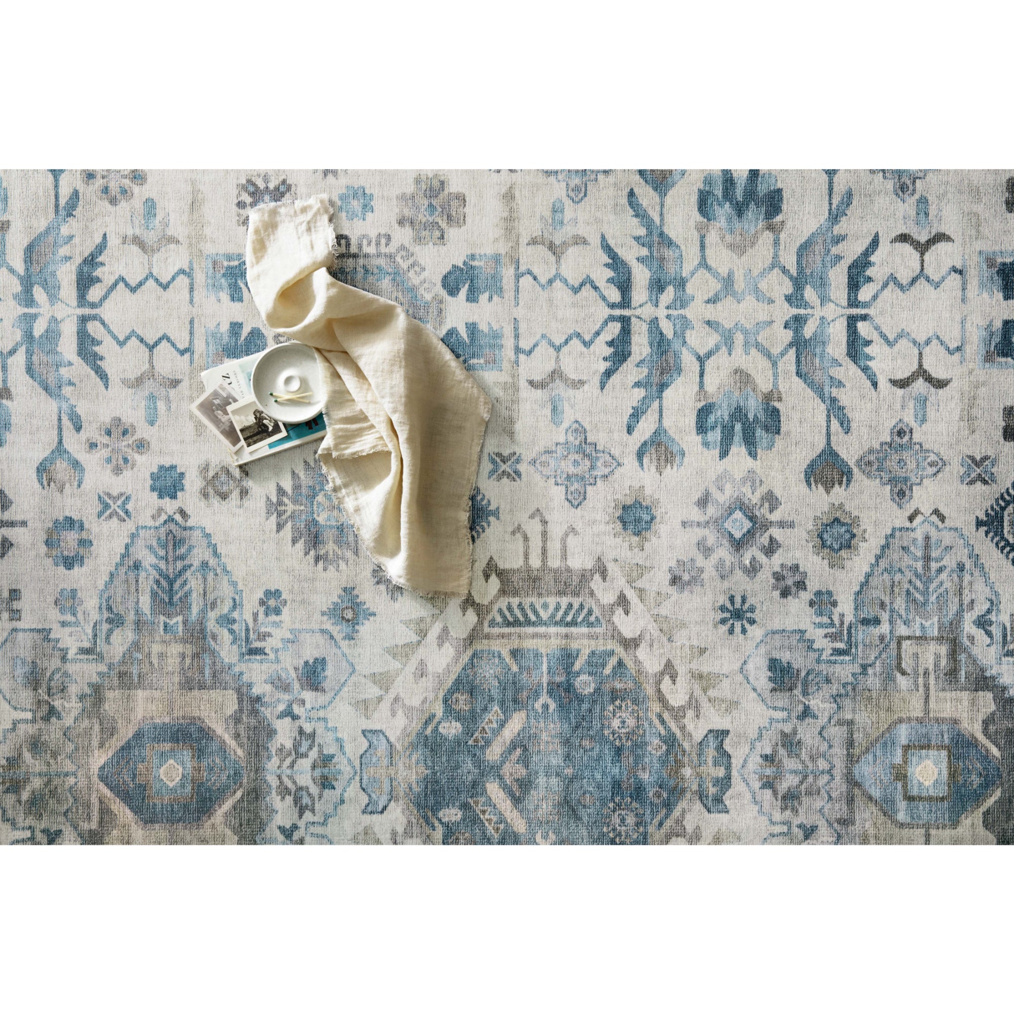 Loloi Heidi Ivory/Ocean Rug