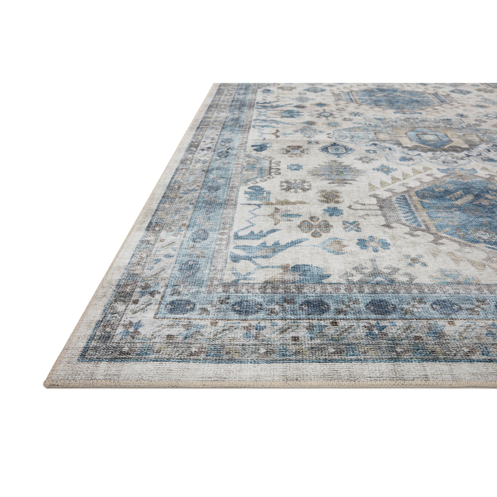 Loloi Heidi Ivory/Ocean Rug