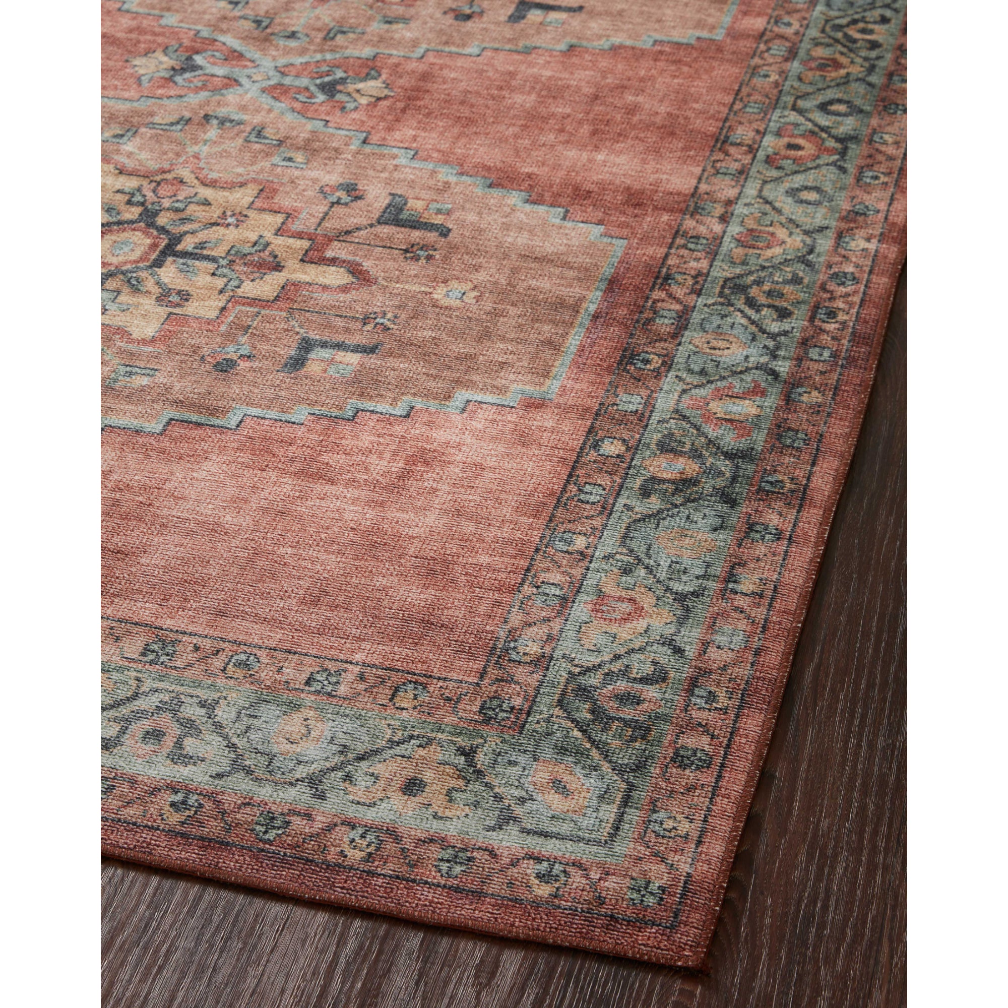 Loloi Heidi Spice/Aqua Rug