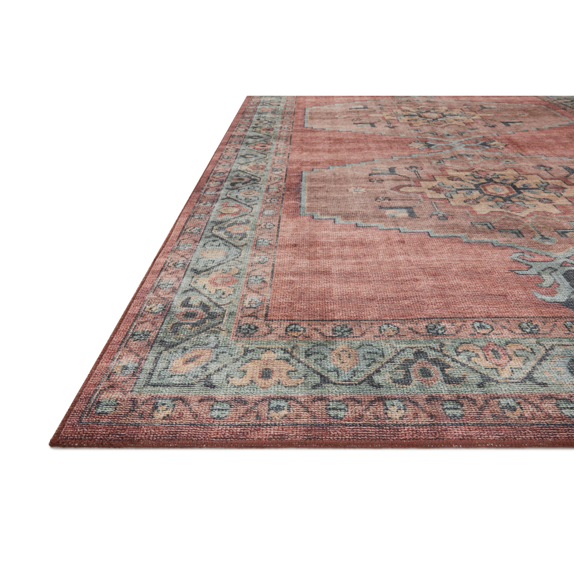 Loloi Heidi Spice/Aqua Rug