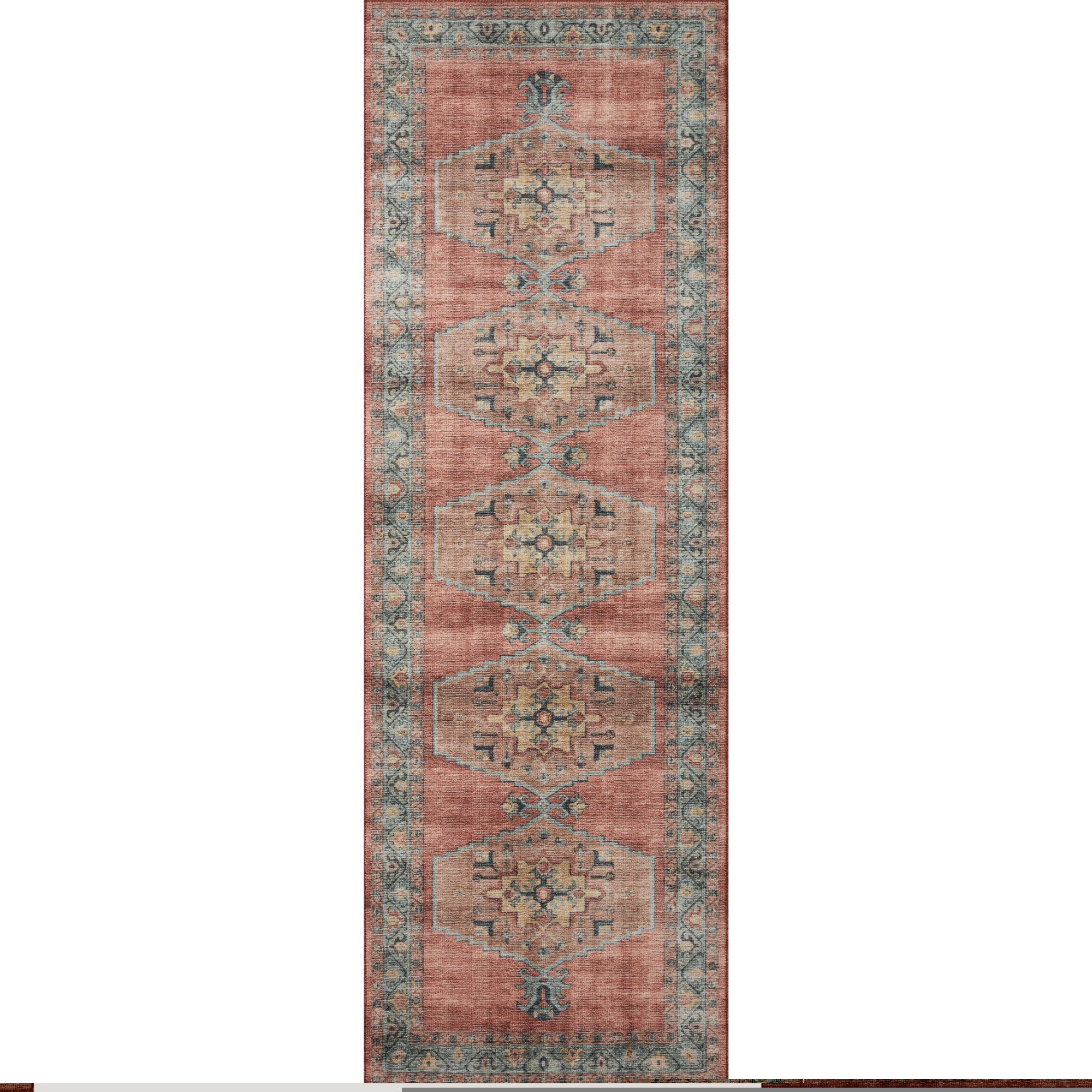 Loloi Heidi Spice/Aqua Rug