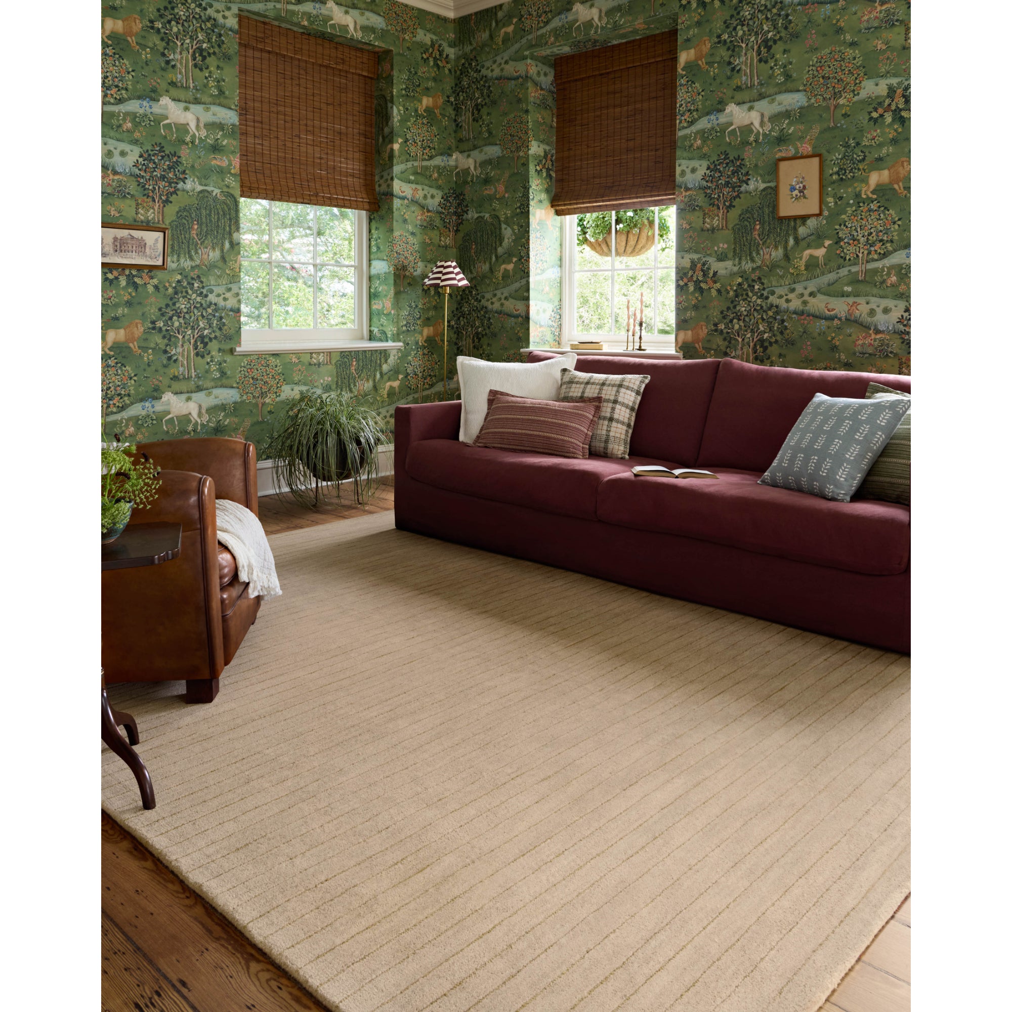 Chris Loves Julia x Loloi Henry Beige/Wheat Rug