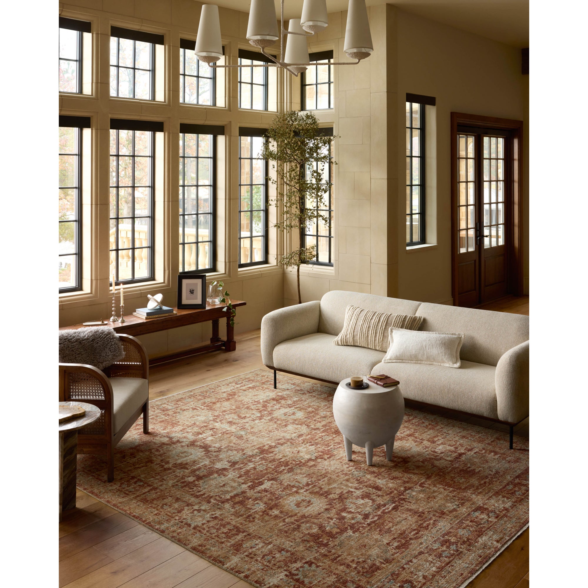 Loloi Heritage Brick/Multi Rug