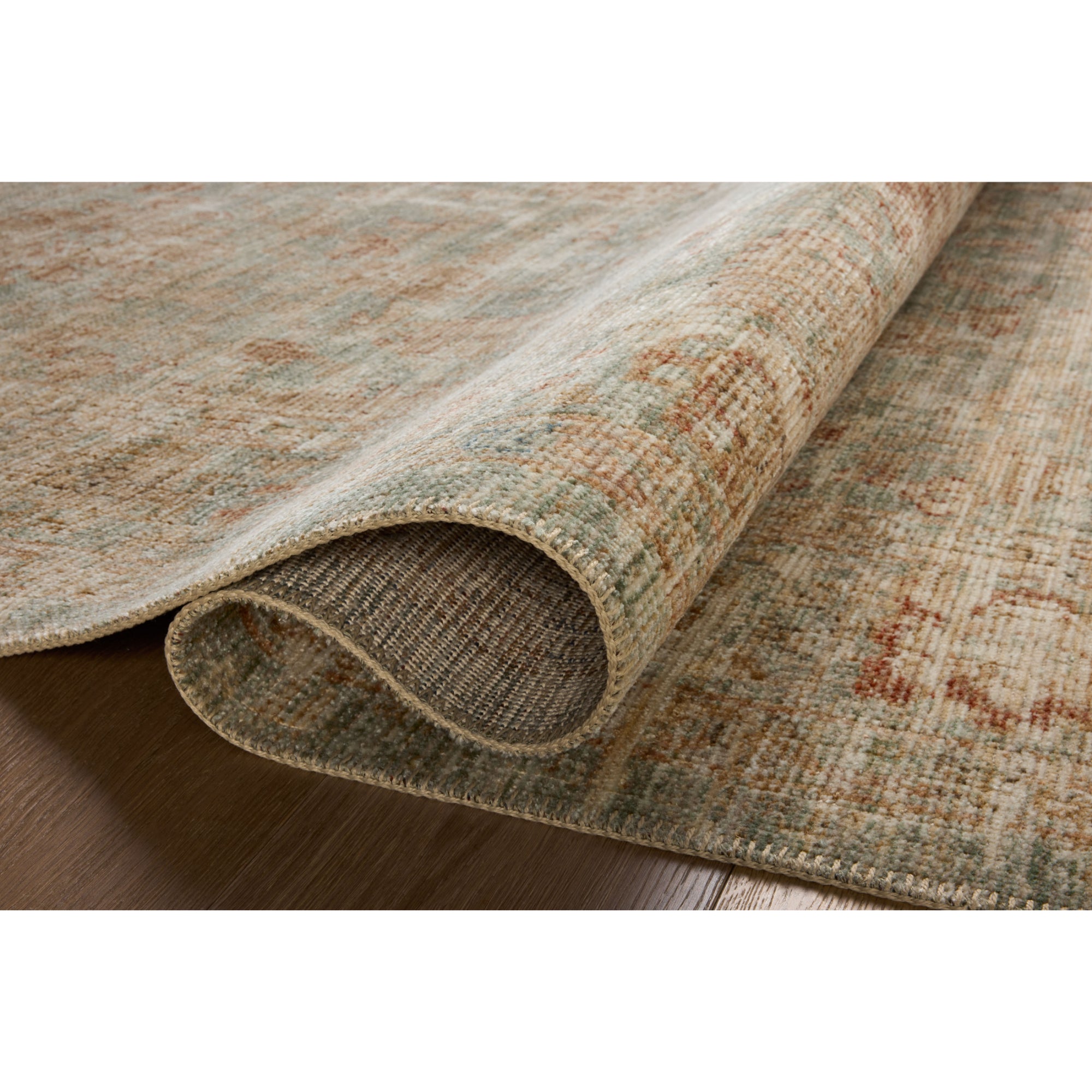 Loloi Heritage Aqua/Terracotta Rug