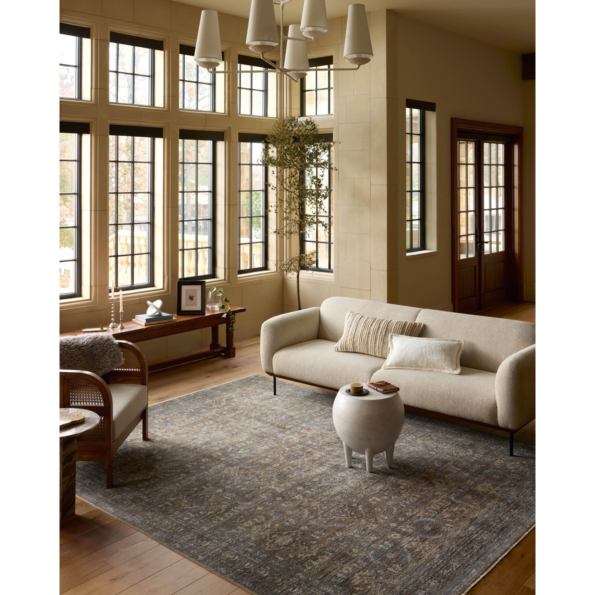 Loloi Heritage Lagoon/Tobacco Rug