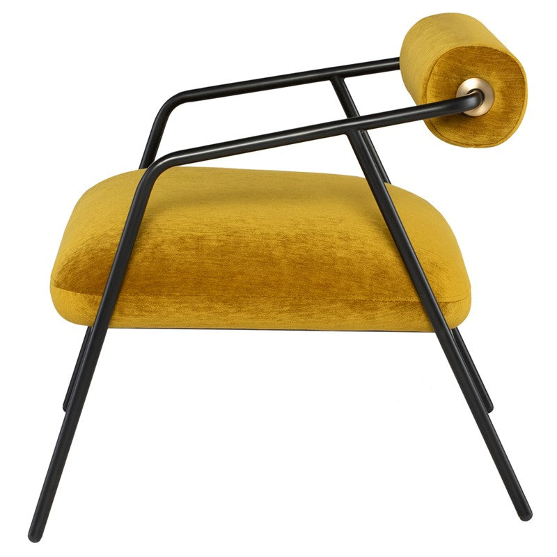 Load image into Gallery viewer, Cyrus Occasional Chair - Gold OCCASIONAL CHAIR District Eight     Four Hands, Mid Century Modern Furniture, Old Bones Furniture Company, Old Bones Co, Modern Mid Century, Designer Furniture, https://www.oldbonesco.com/
