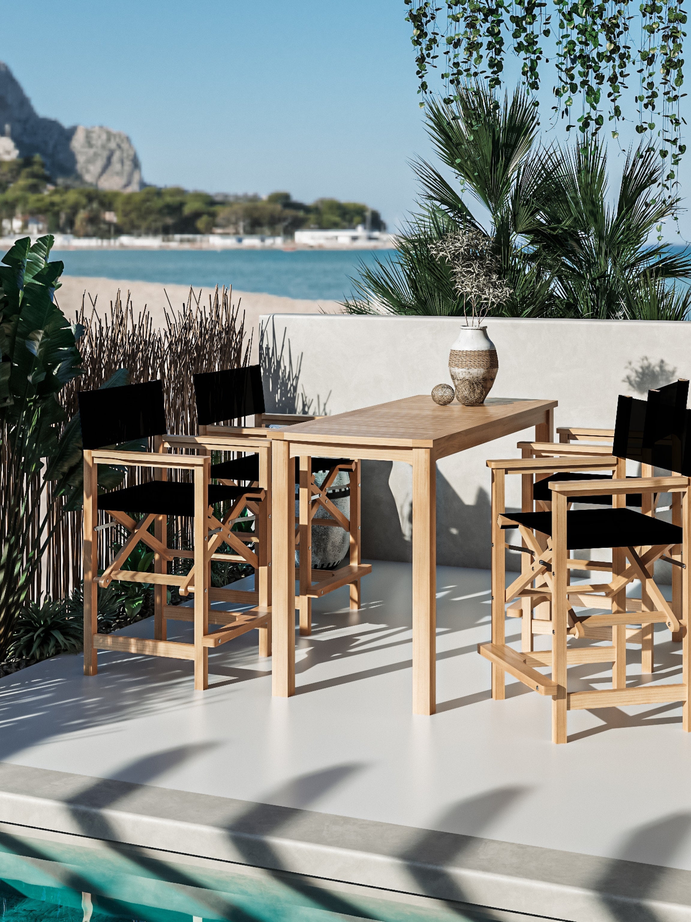 Director Counter Height Armchair
