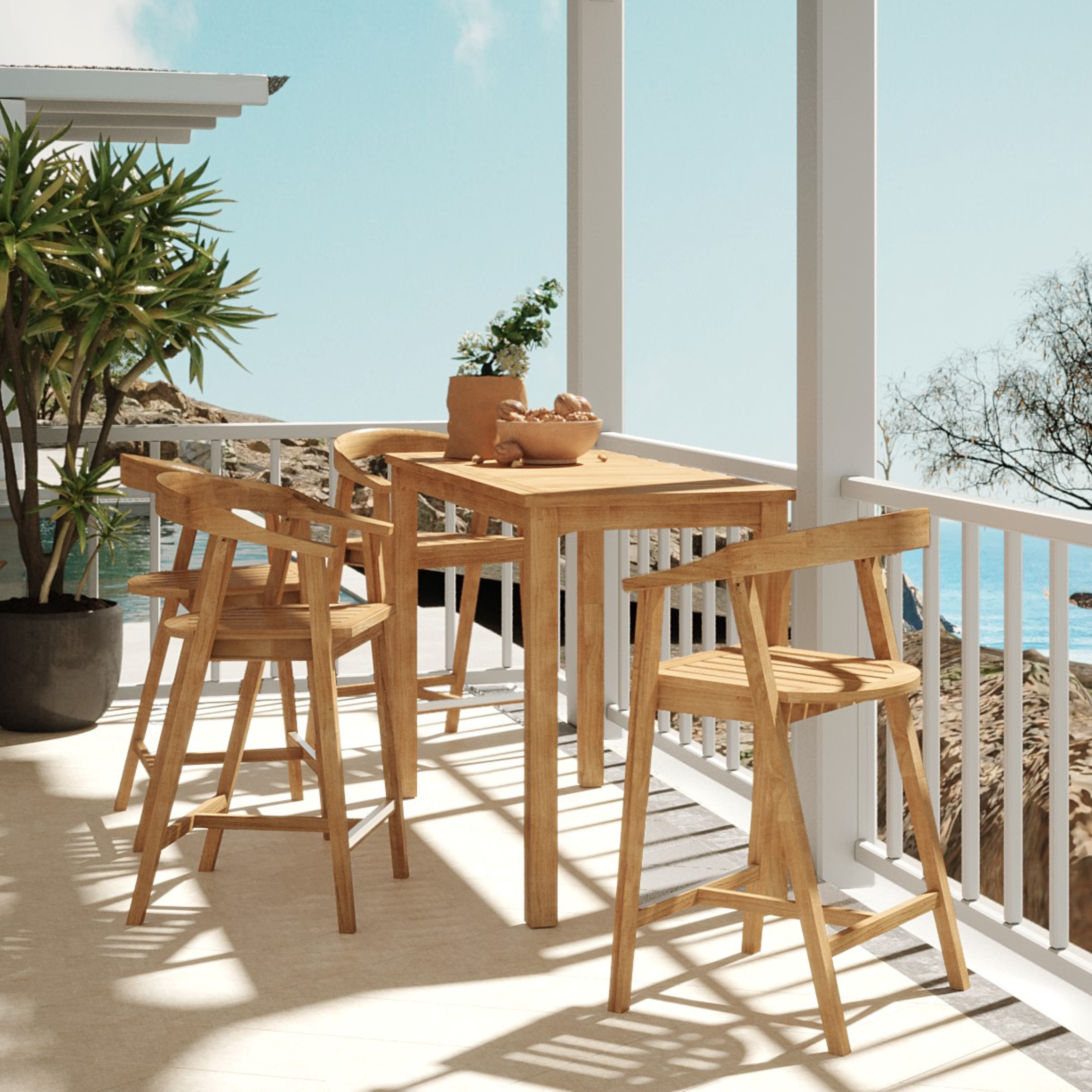La Costa Counter Height Dining Set