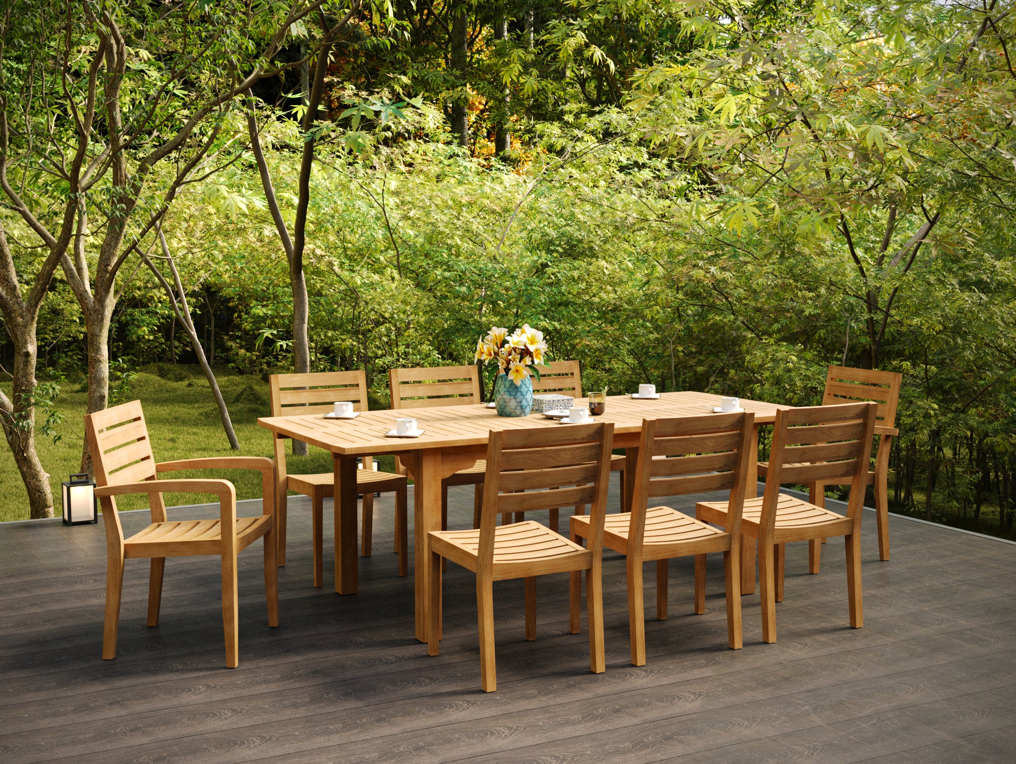 Manorhouse 9-Piece Rectangular Dining Set