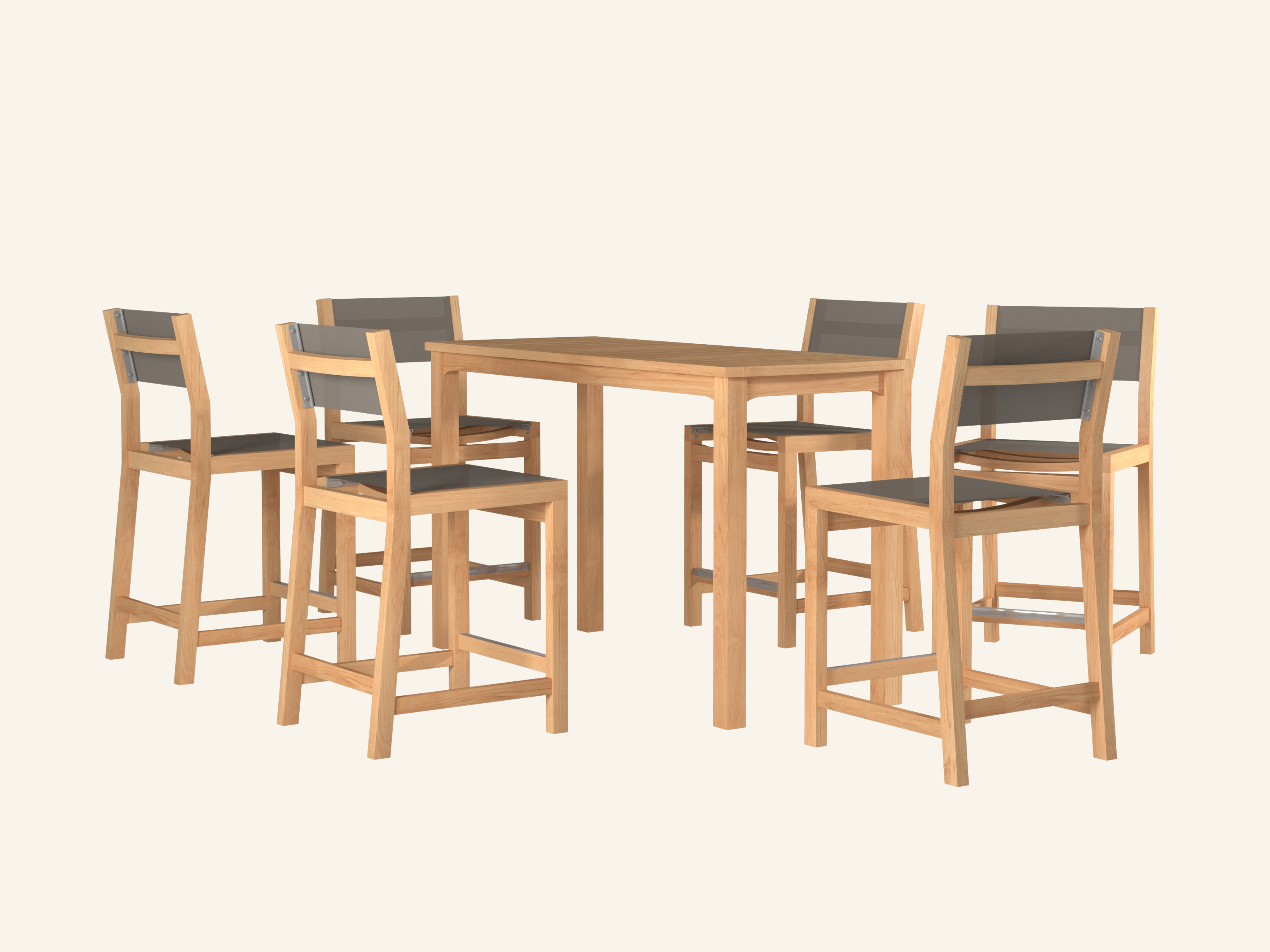 Pearl 7-Piece Counter Height Dining Set