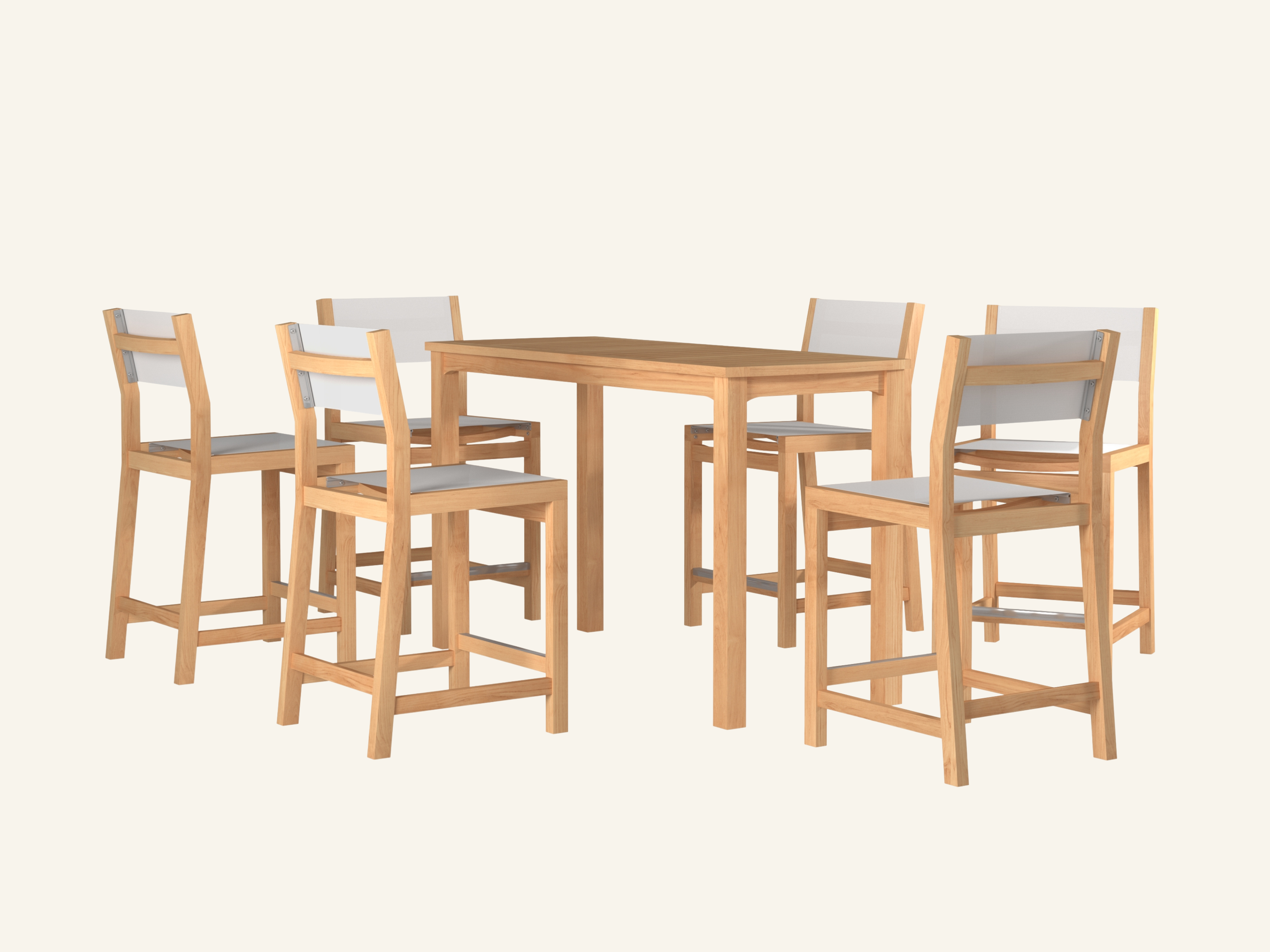 Pearl 7-Piece Counter Height Dining Set