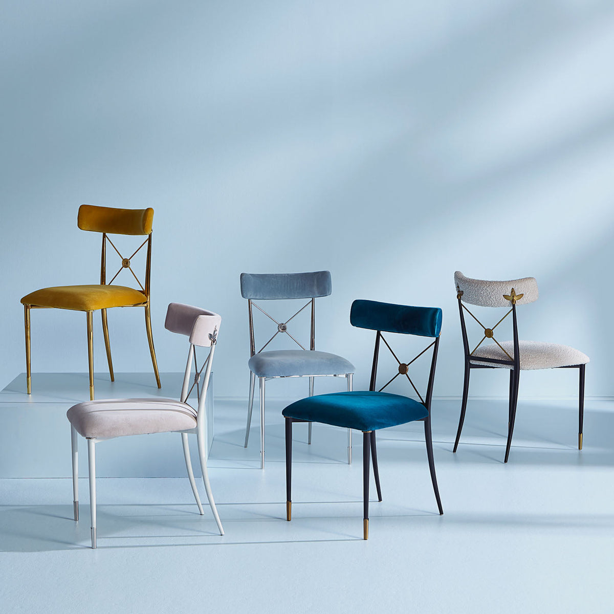 Rider Dining Chair - Rialto Peacock