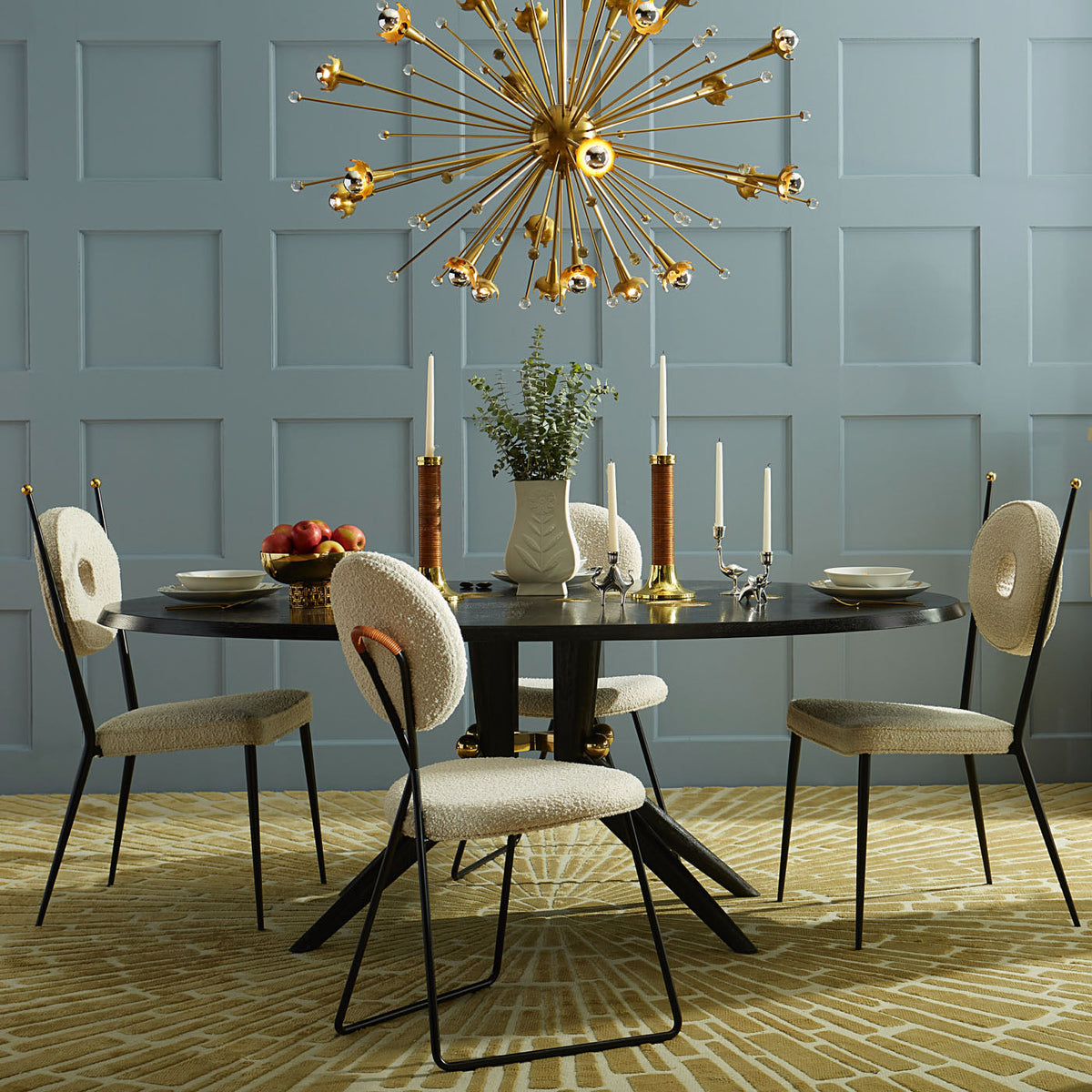 Sunburst Hand-Knotted Rug