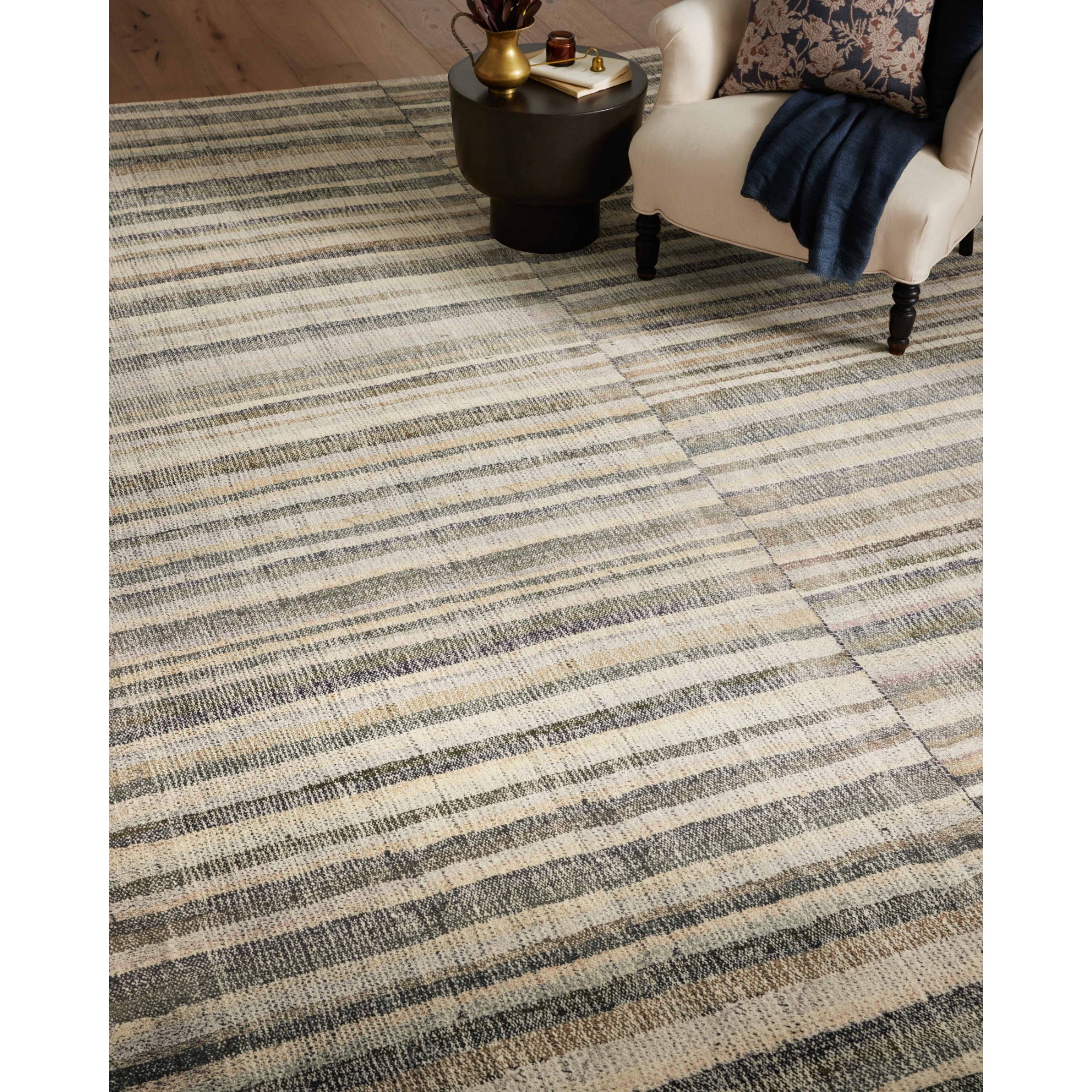 Chris Loves Julia x Loloi Humphrey Natural/Moss Rug
