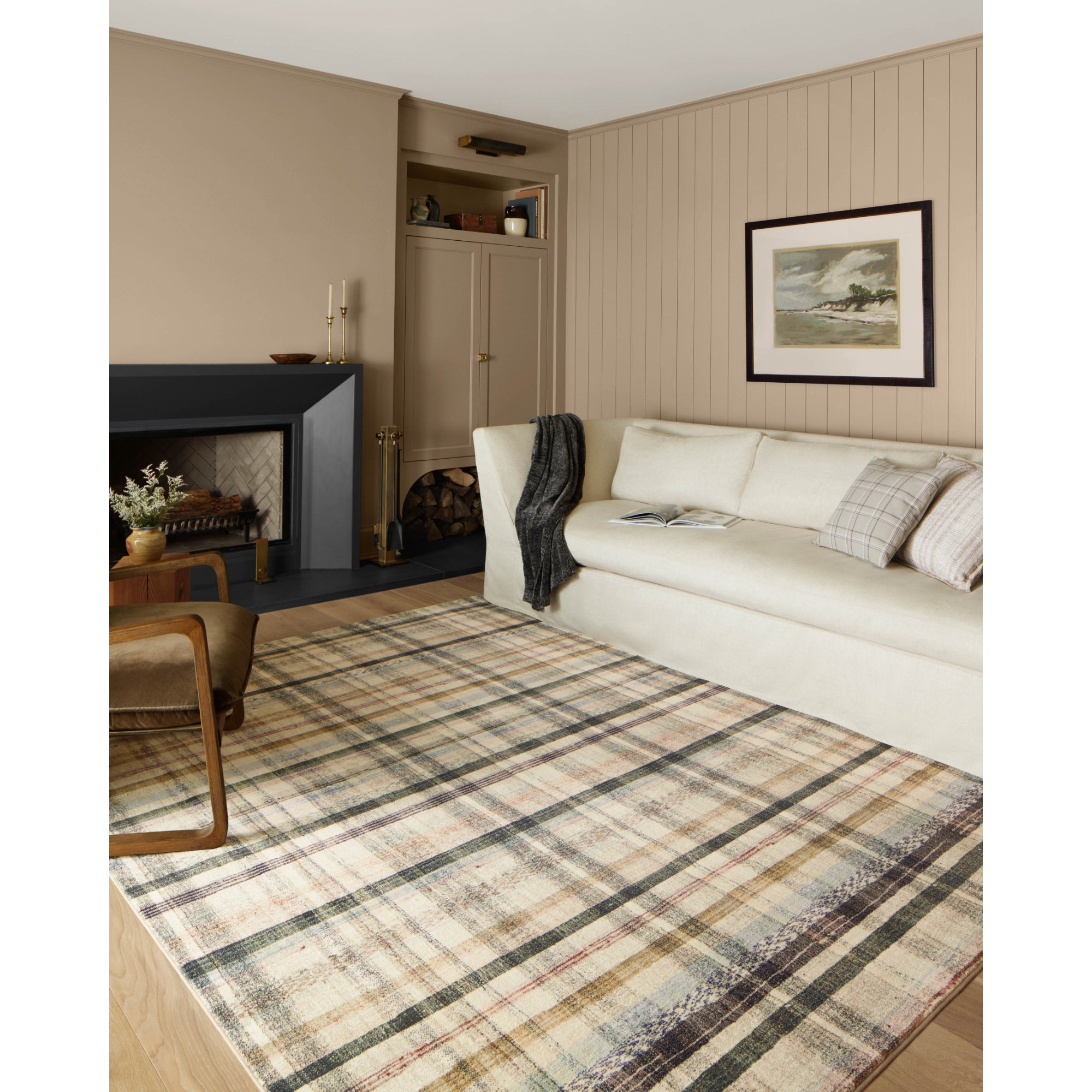 Chris Loves Julia x Loloi Humphrey Ivory/Multi Rug