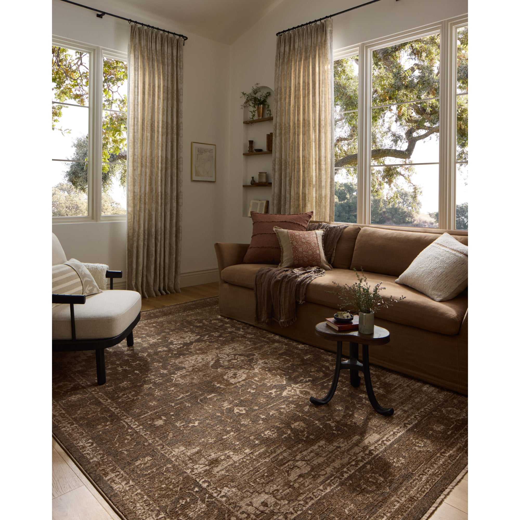 Loloi Haywood Charcoal/Mocha Rug