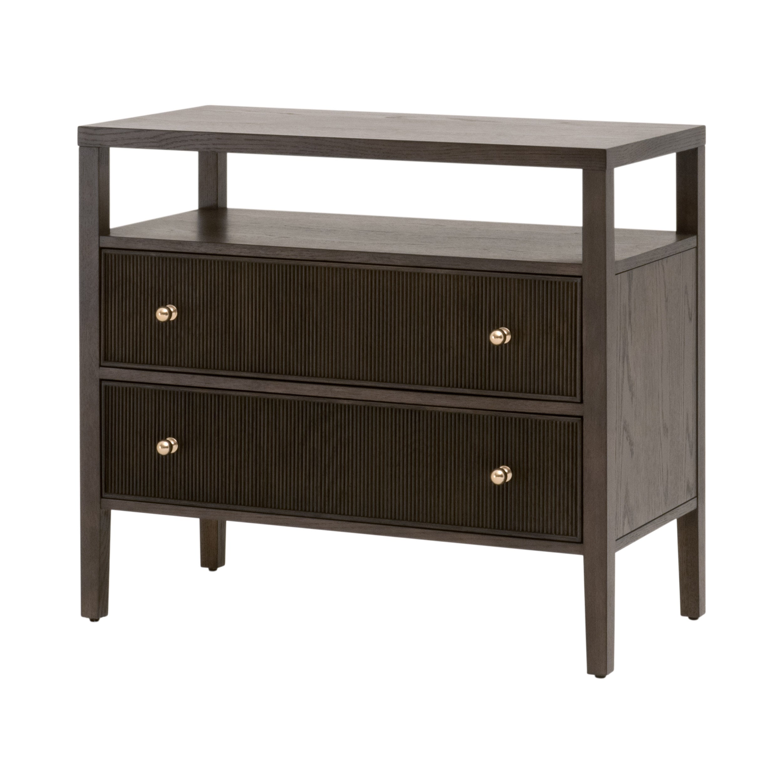 Highland Open Shelf 2-Drawer Nightstand Nightstands Essentials For Living Dutch Brown Oak , Black Friday Sale Essentials For Living Furniture Sale, Old Bones Co, Mid Century Furniture Sale, Four Hands Furniture, Black Friday Sale Highland Open Shelf 2-Drawer Nightstand,Gus Sale, Perigold Highland Open Shelf 2-Drawer Nightstand Nightstands Black Friday Sale , Perigold Sale Highland Open Shelf 2-Drawer Nightstand,Highland Open Shelf 2-Drawer Nightstand Lulu and Georgia, Burke Decor Sale Highland Open Shelf 2-
