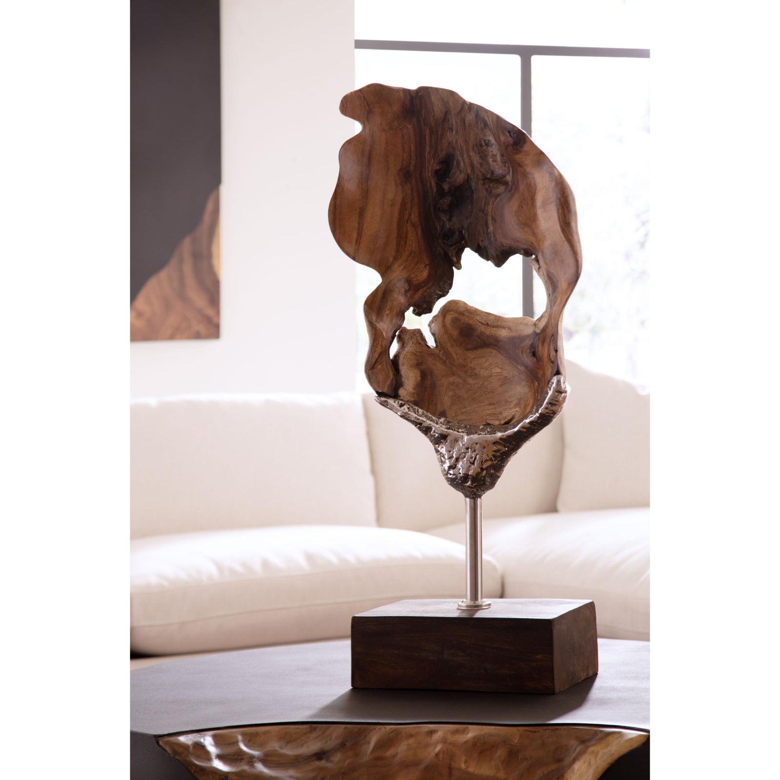Metallurgy Wood Sculpture