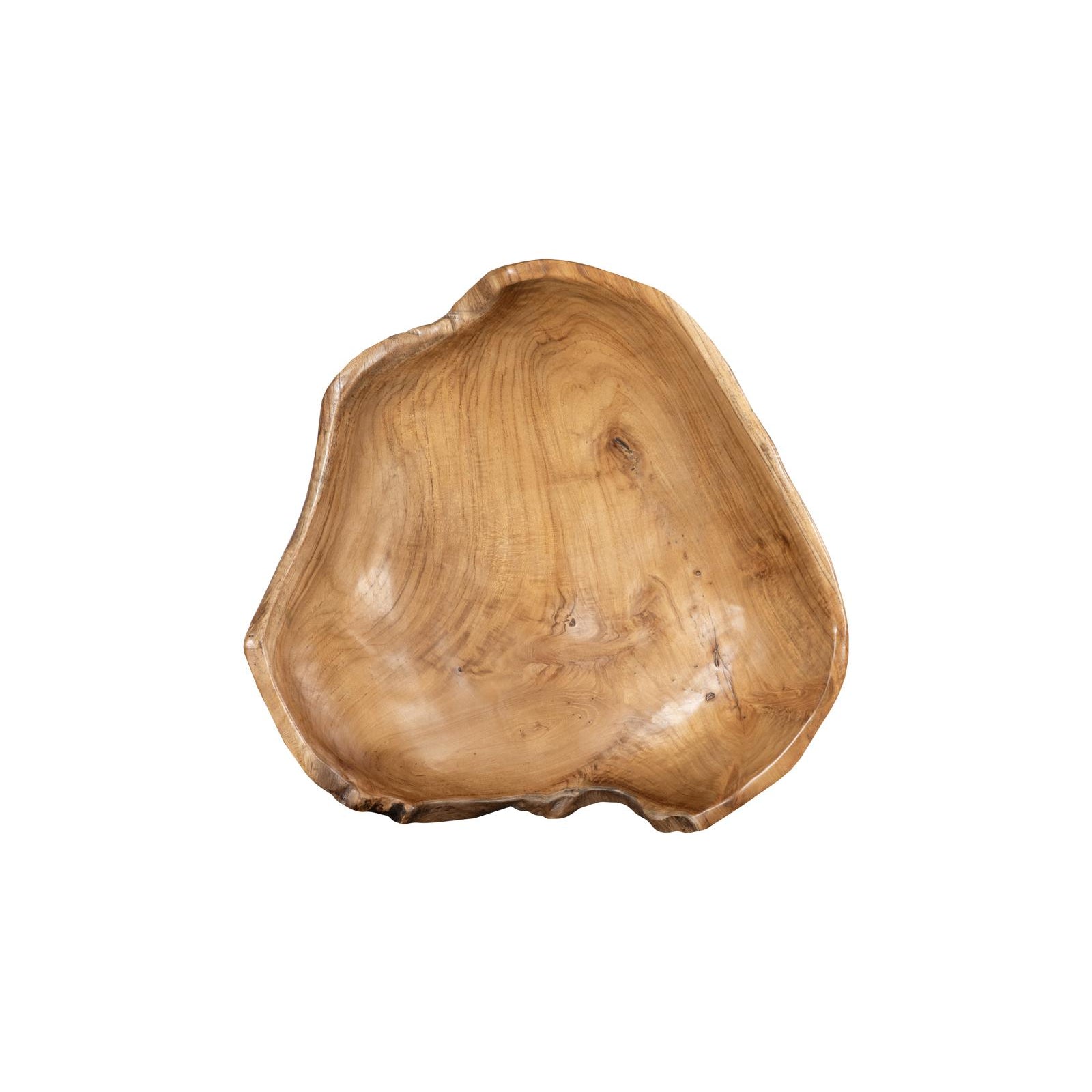 Teak Wood Bowl - Natural