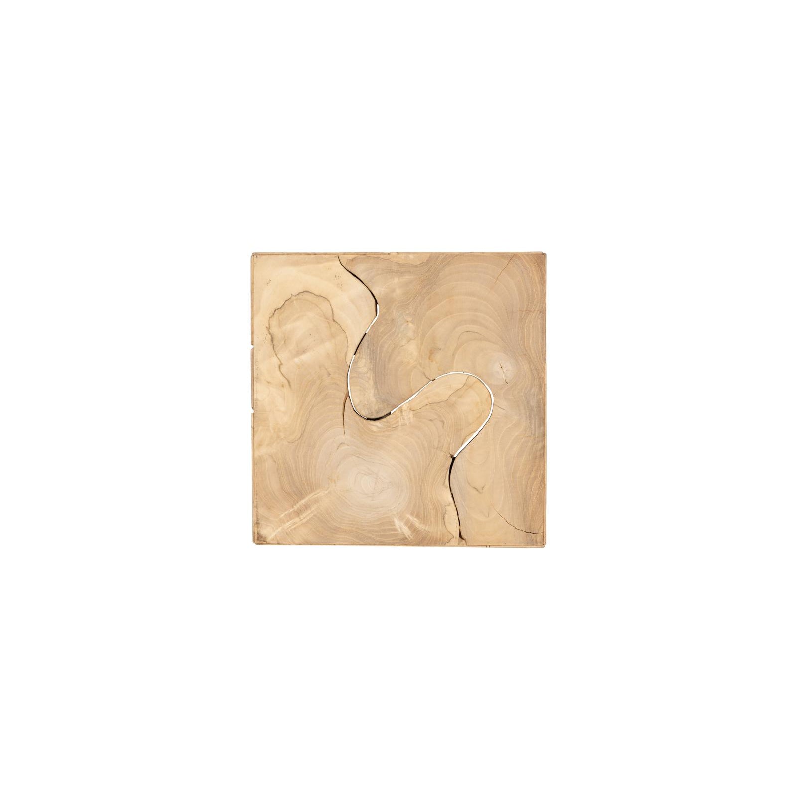 Teak Slice Pedestal