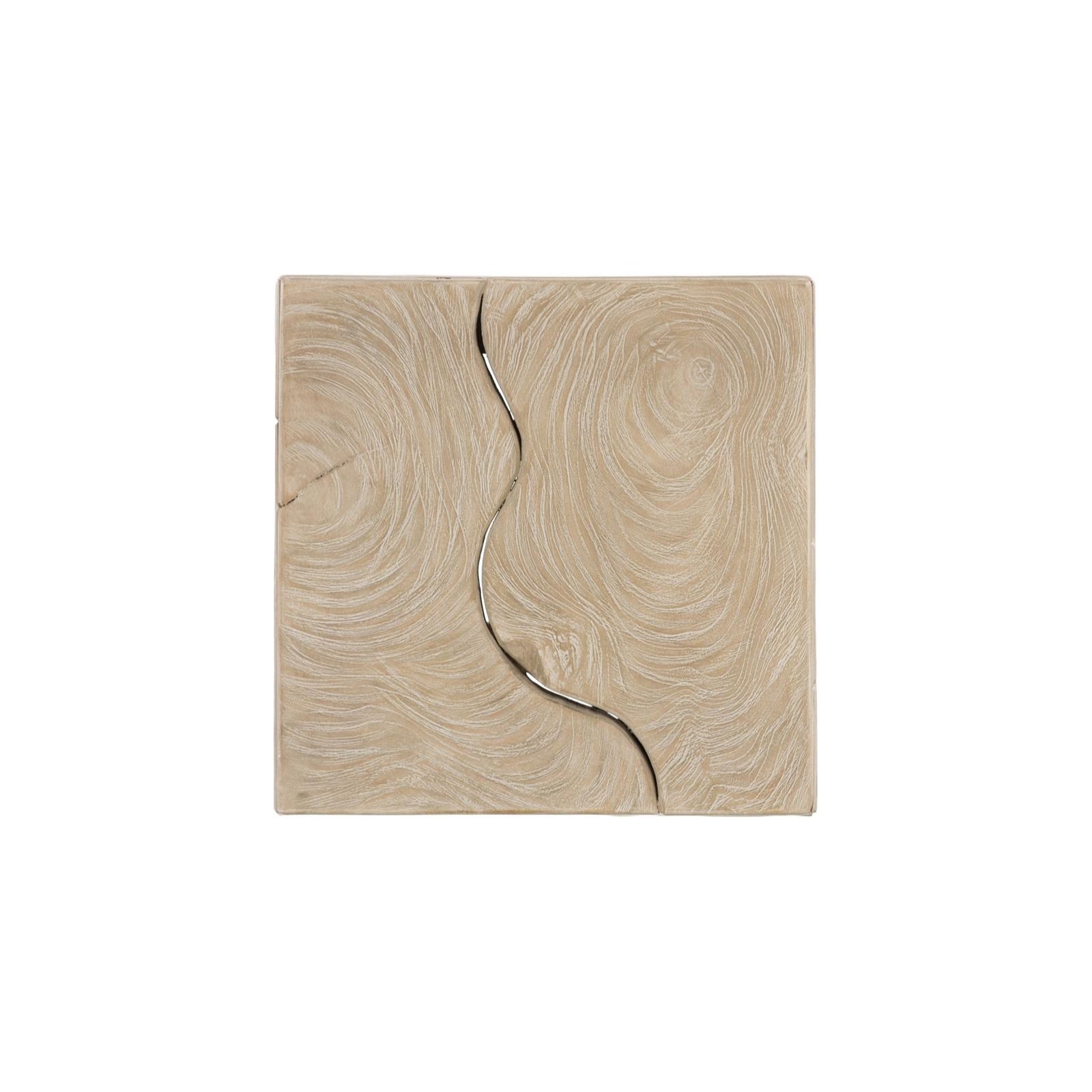 Teak Slice Pedestal