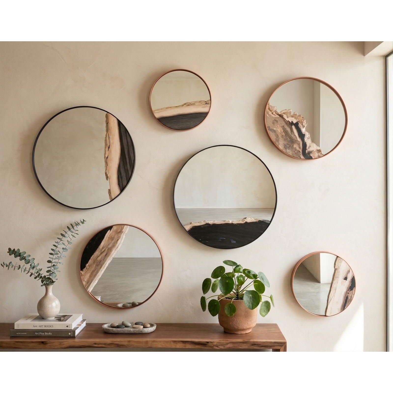 Petrified Slice Mirror