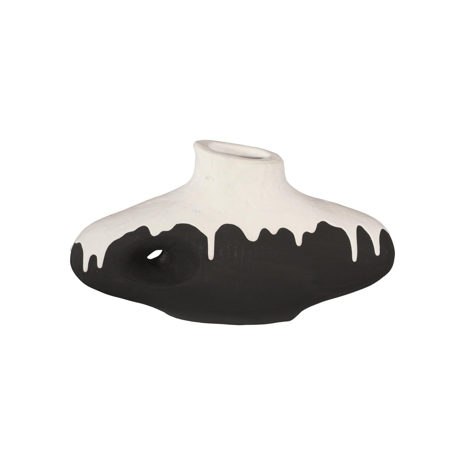 Porcelain Drip Vase - Wide
