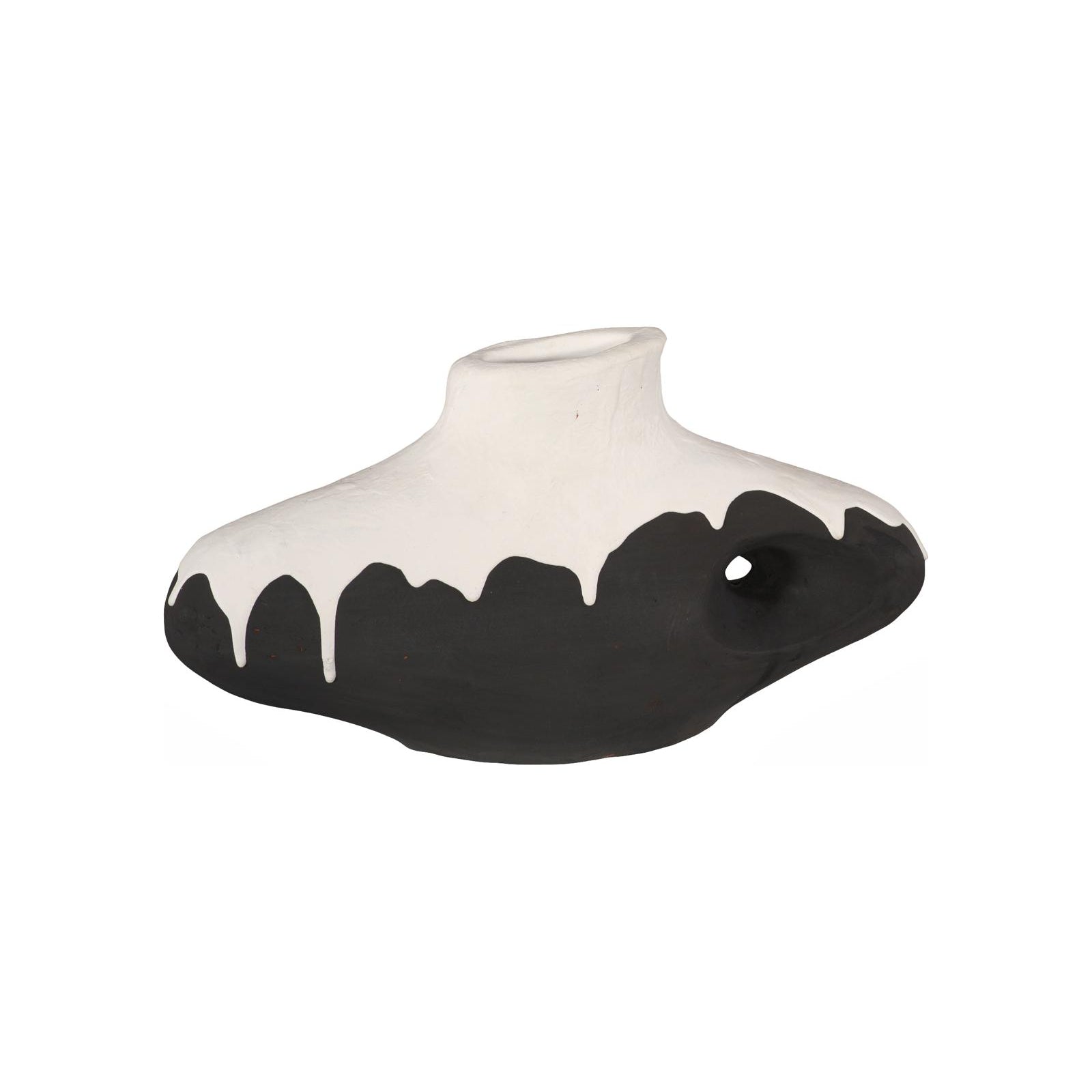 Porcelain Drip Vase - Wide