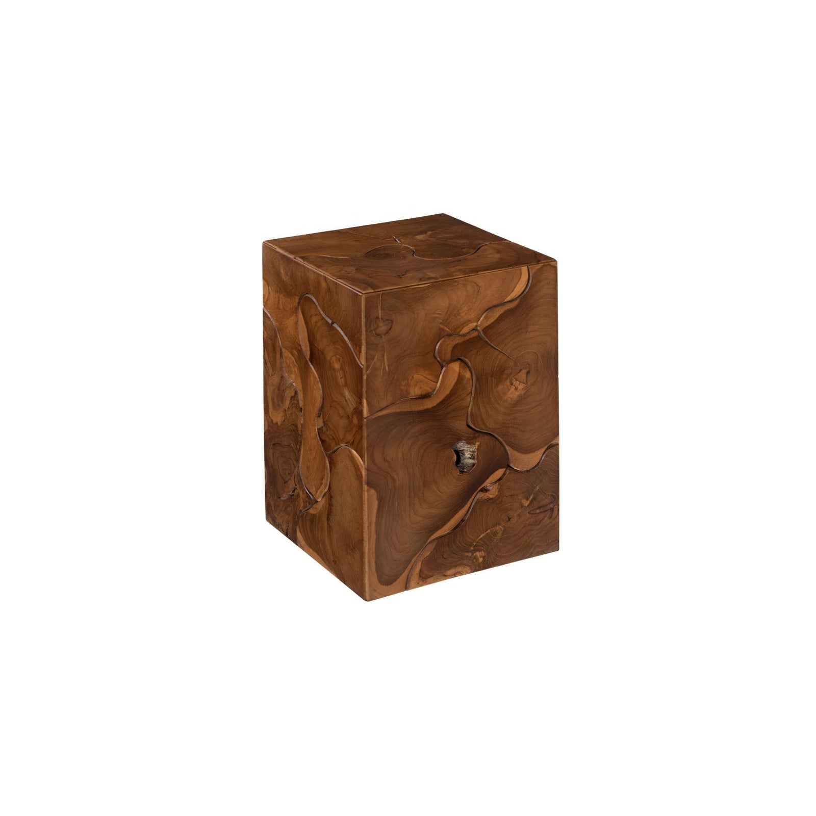 Teak Slice Stool