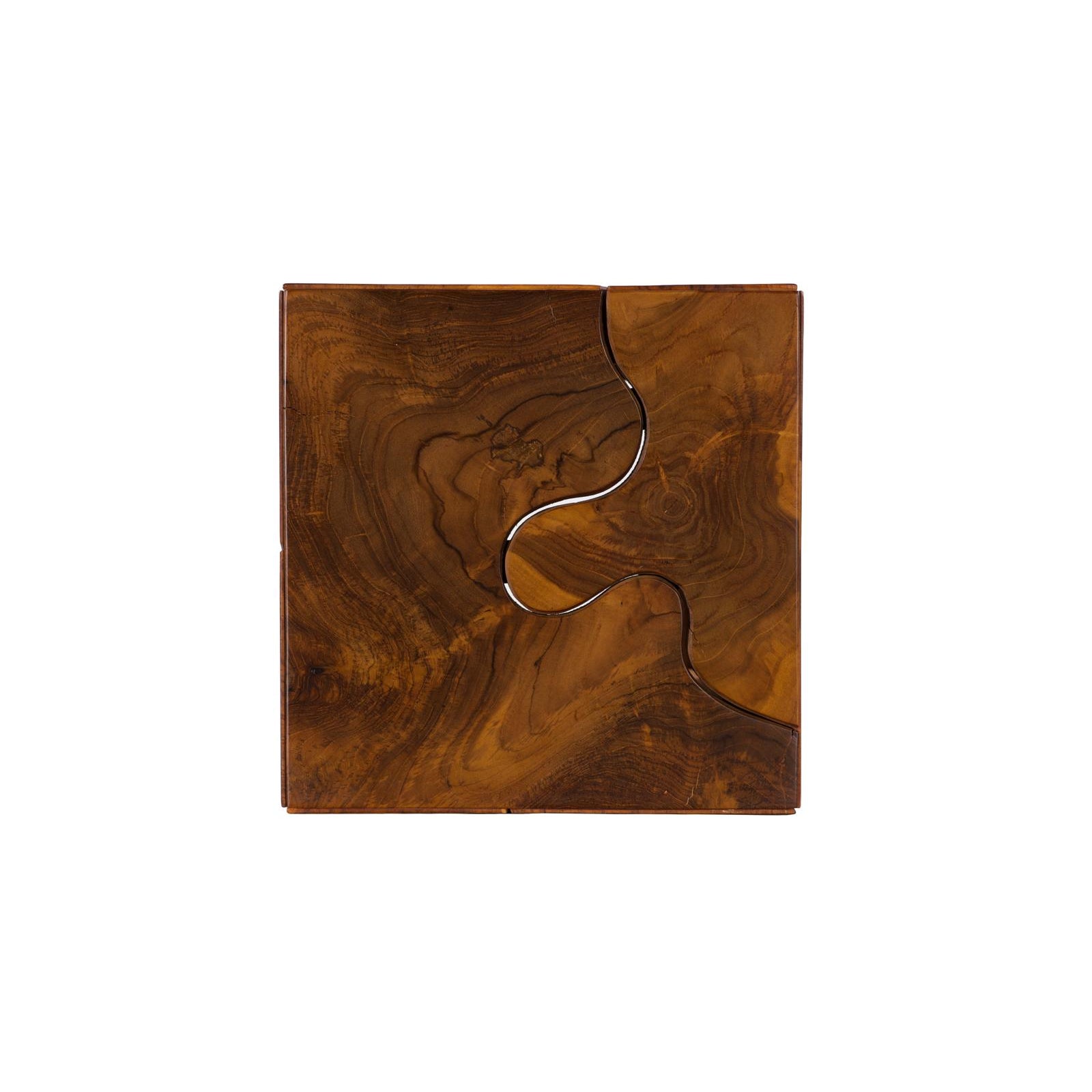 Teak Slice Pedestal