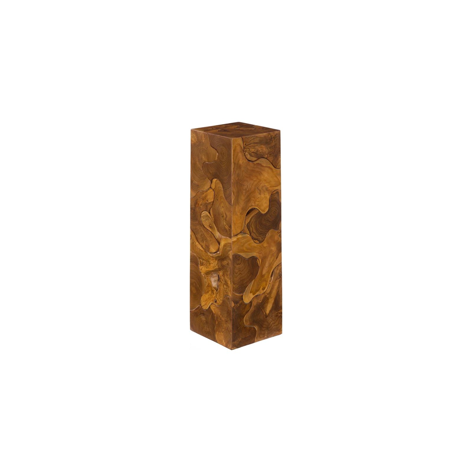 Teak Slice Pedestal