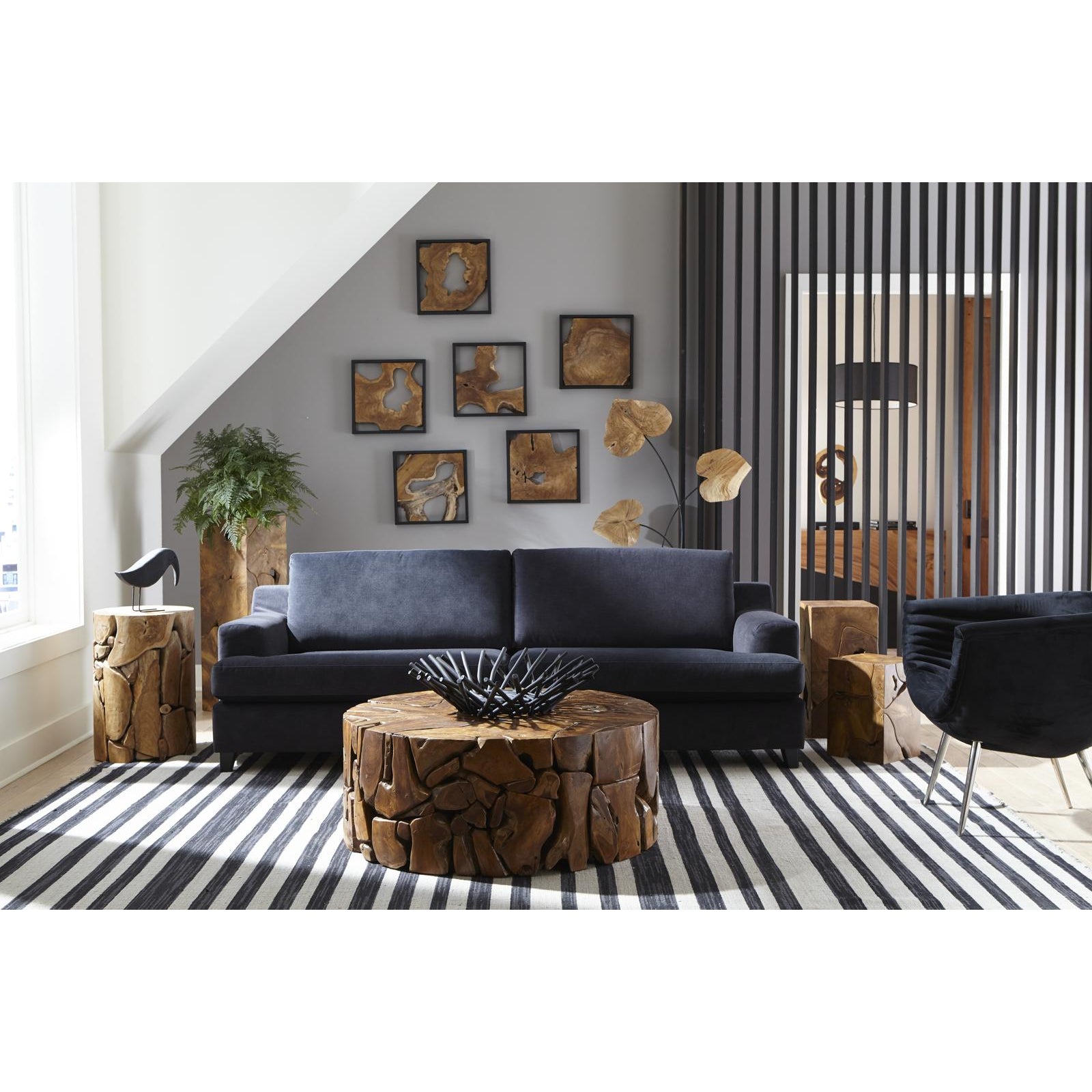 Framed Slice Black Frame Wall Tile