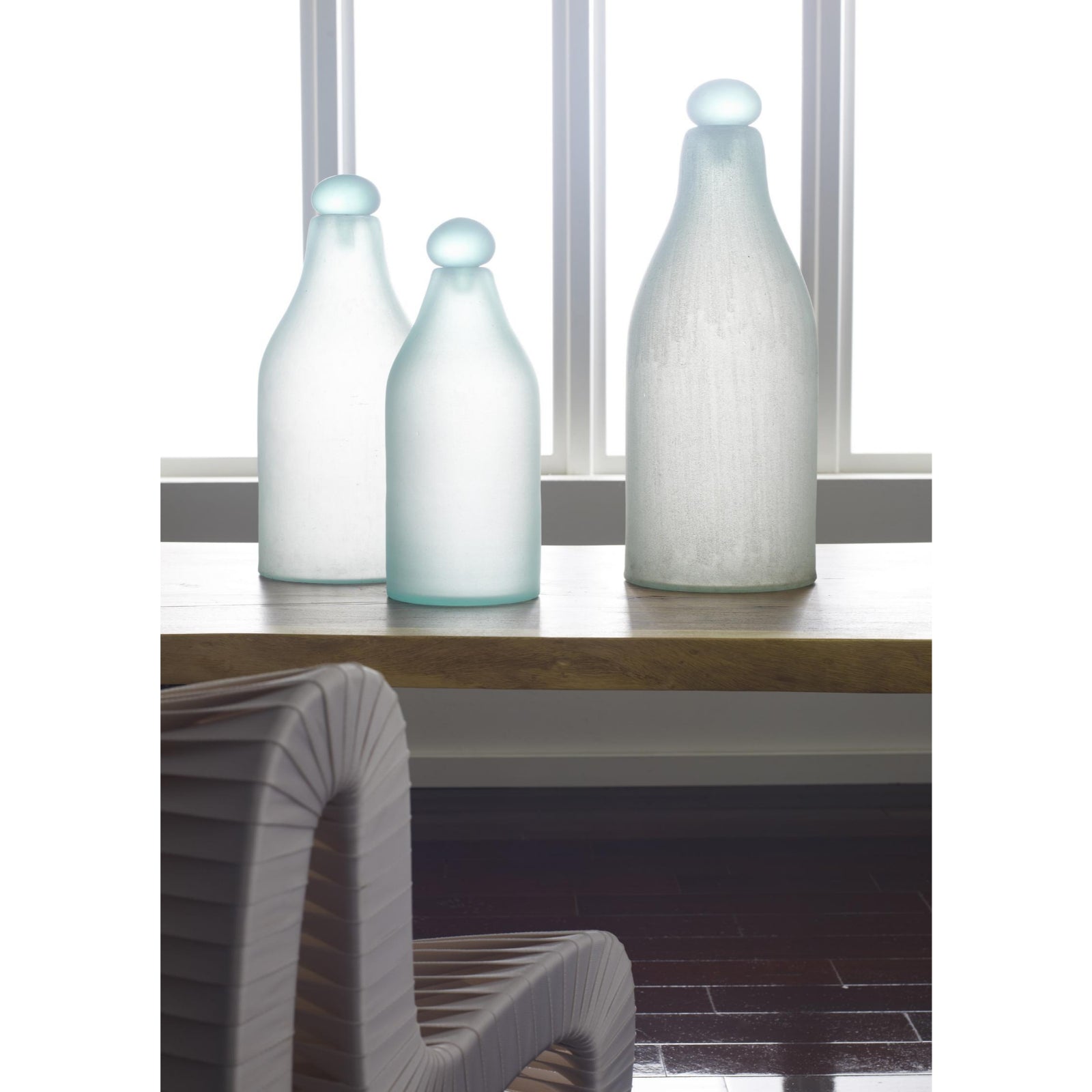 Frosted Glass Bottle
