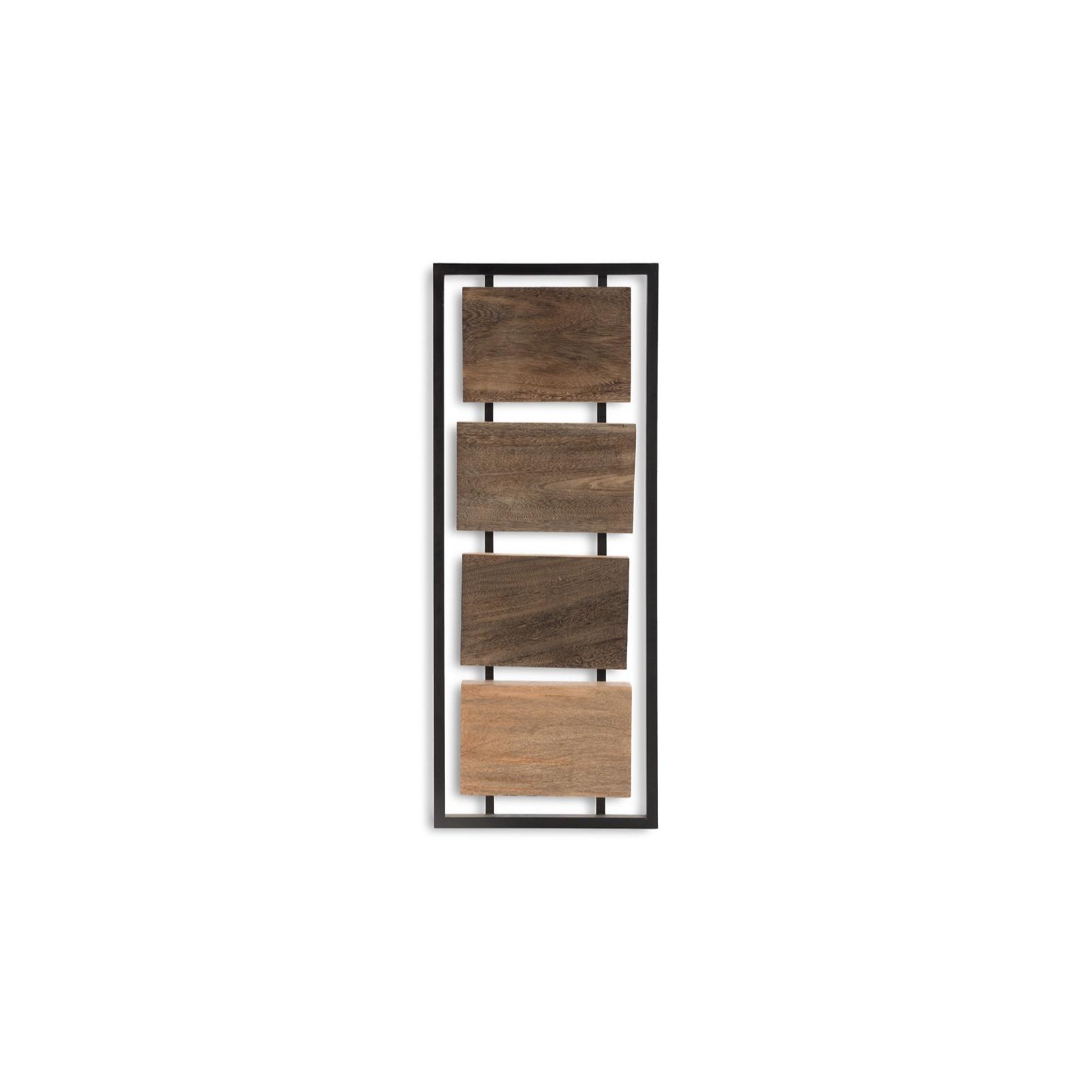 Mixed Wood Wall Panel