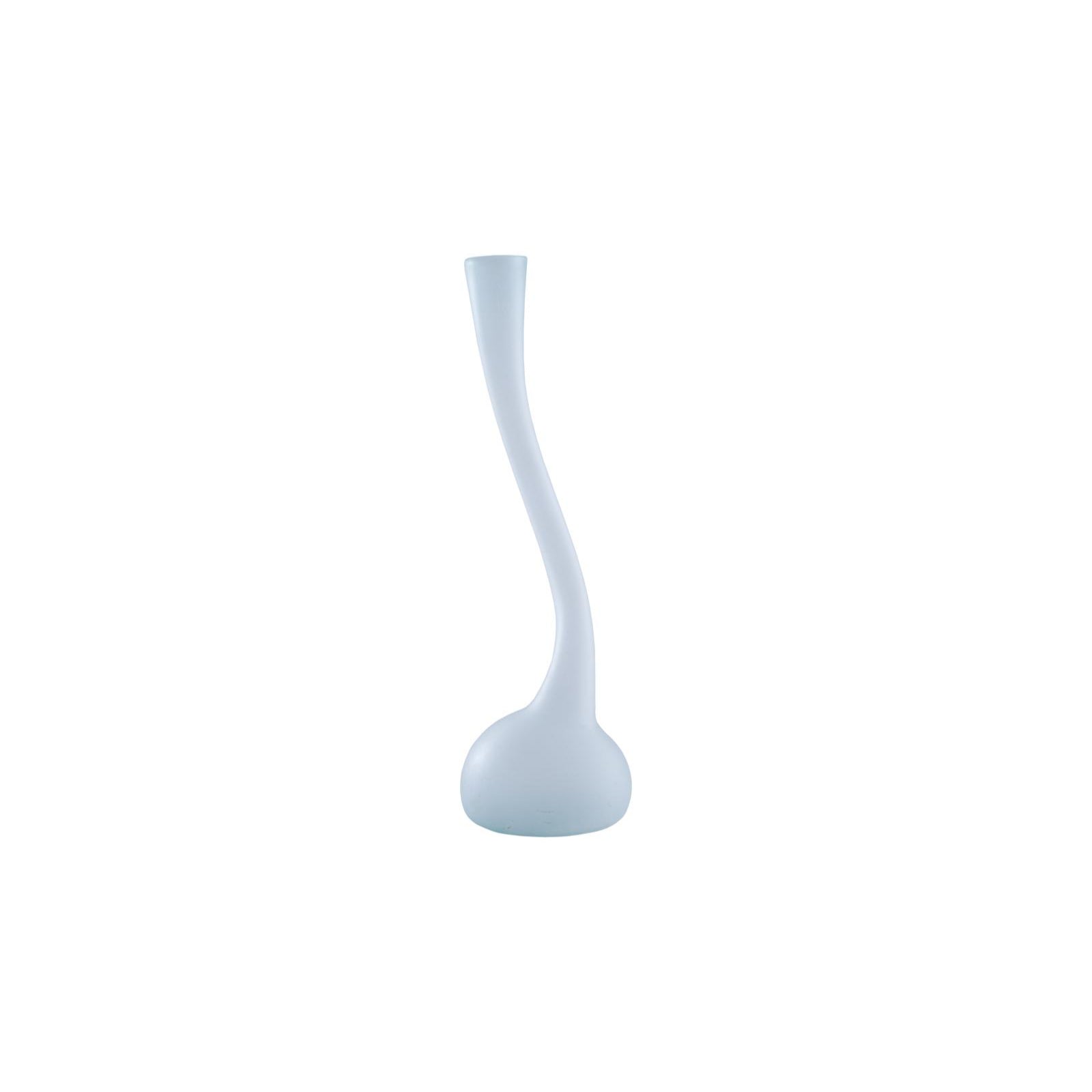 Frosted Corkscrew Vase